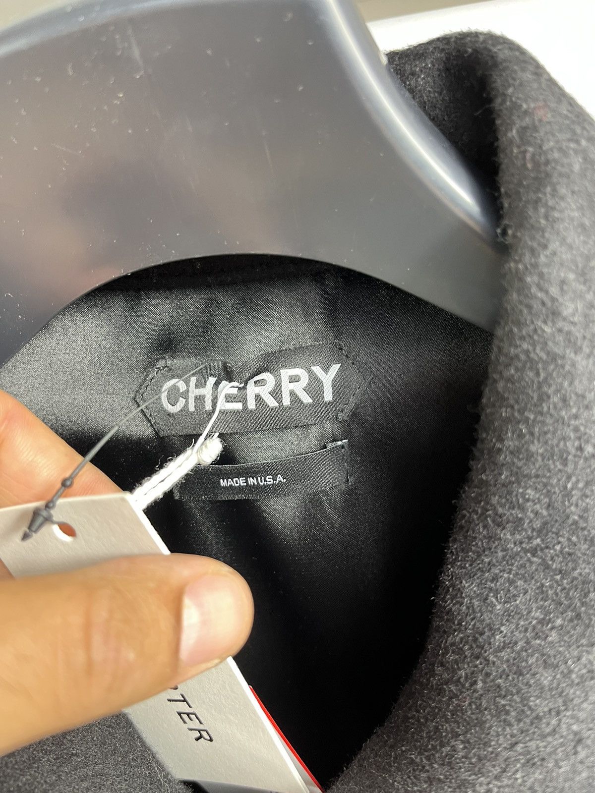 Cherry LA Black embroidered wool jacket Size US XL / EU 56 / 4 - 4 Thumbnail