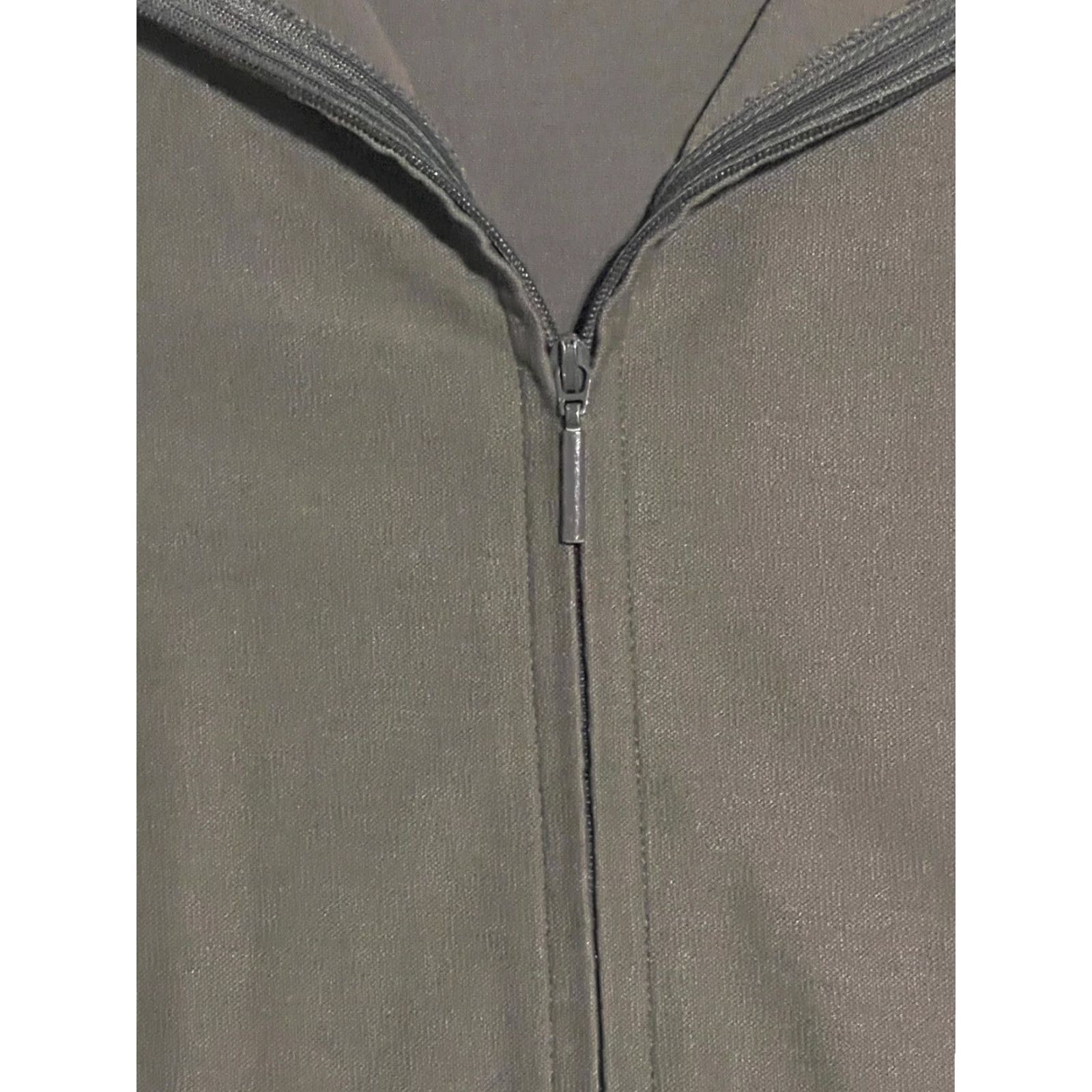 Eileen Fisher Eileen Fisher Shirt Jacket Zip Up Crepe Hunter Green Structured Mid-Length Viscose Jacket Coatigan Size M Womens Size M / US 6-8 / IT 42-44 - 2 Thumbnail
