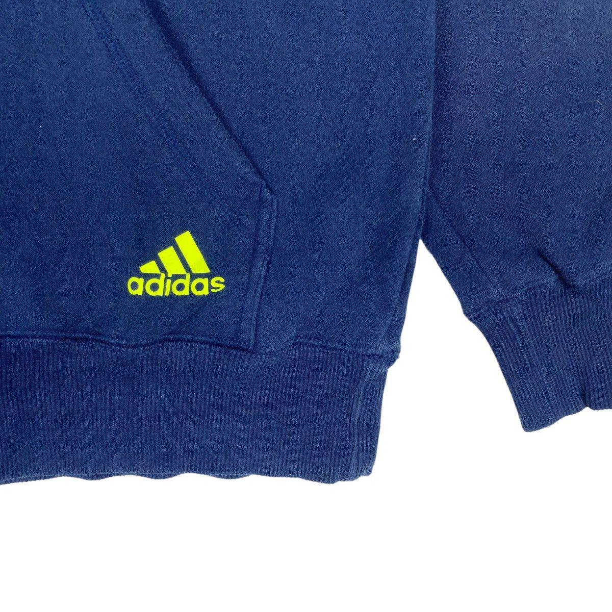 Adidas Adidas Spellout Blue Sweatshirt Crewneck Pullover Jumper Size US S / EU 44-46 / 1 - 5 Thumbnail
