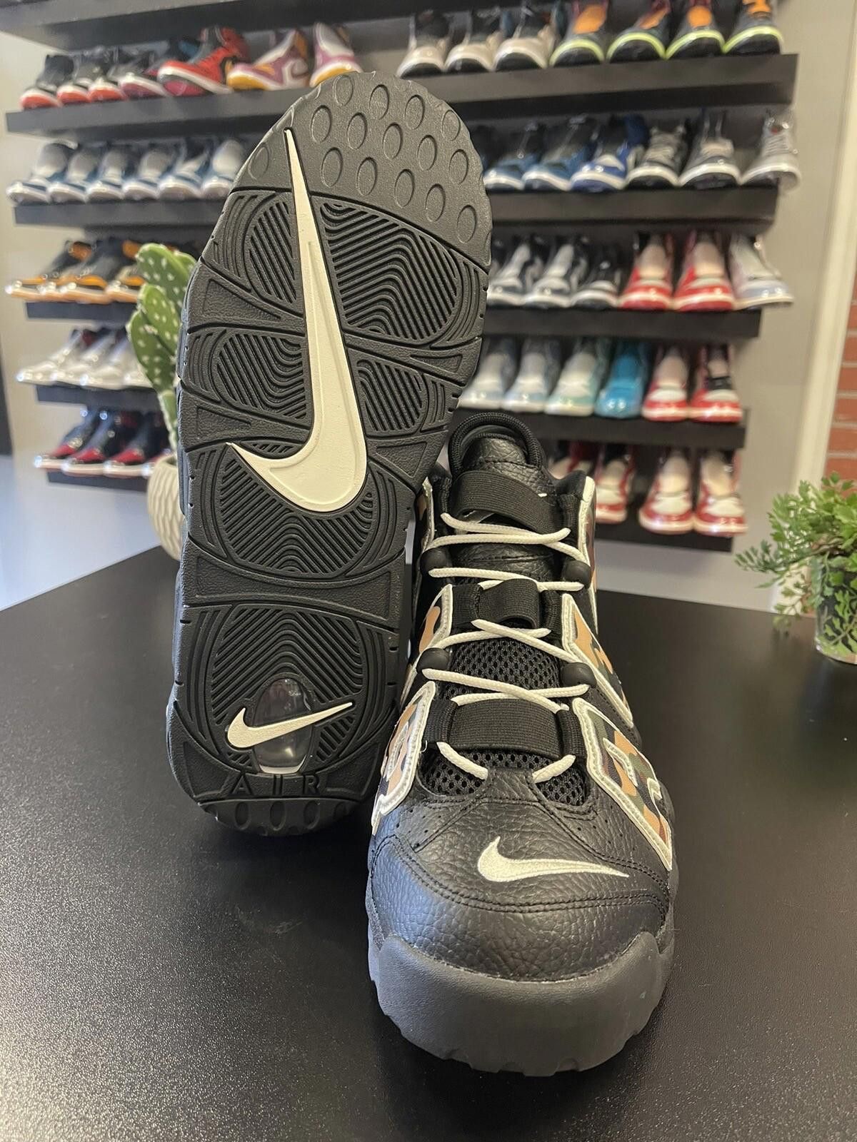 Nike Size 11.5 - Nike Air More Uptempo Camo CJ6122-001 Pippen Size US 11.5 / EU 44-45 - 8 Thumbnail