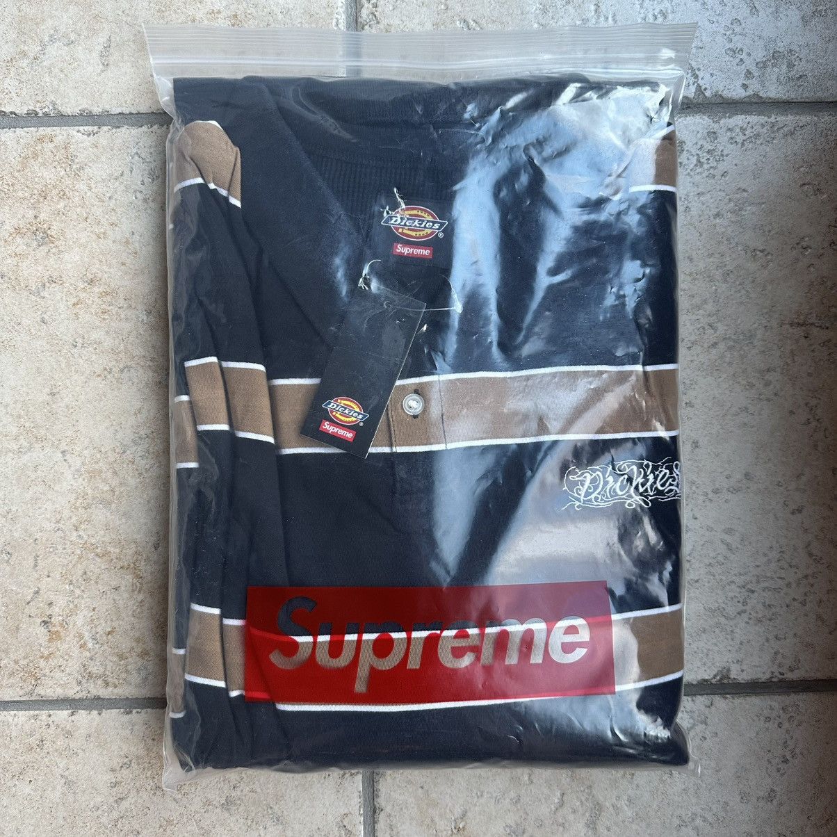 トップス Supreme x Dickies Thermal Black M Achetez des Supreme x Dickies Thermal Polo 'Black
