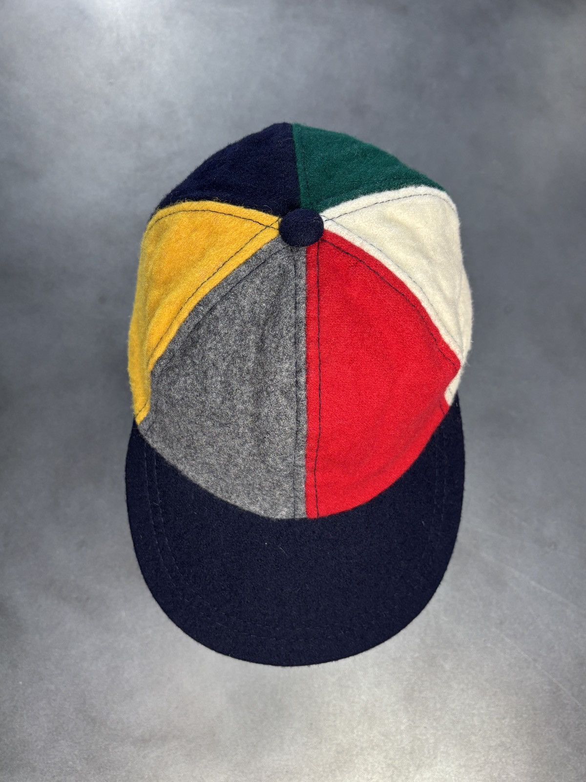 Gap × Vintage 1990s Vintage Wool Baseball Cap Bluenotes Colourblock Hat 90 Size ONE SIZE - 2 Thumbnail