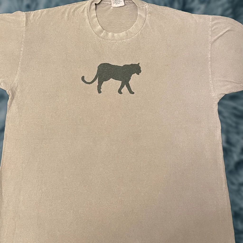 Vintage VINTAGE Panther Power Builder Promo Jungle 90s Shirt Mens XL Brown T-Shirt Size US XL / EU 56 / 4 - 1 Thumbnail