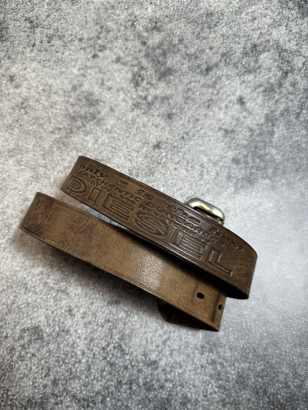 Diesel × Vintage Vintage Diesel Logo Belts Leather Streetwear Rare Style USA Size ONE SIZE - 1 Thumbnail