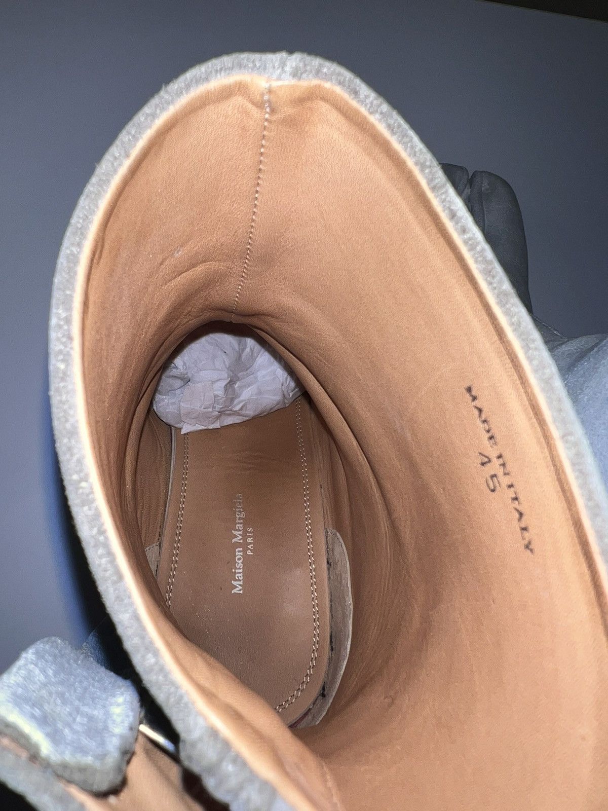 Maison Margiela Maison Margiela rare concrete painted tabi boots Size US 12 / EU 45 - 10 Thumbnail