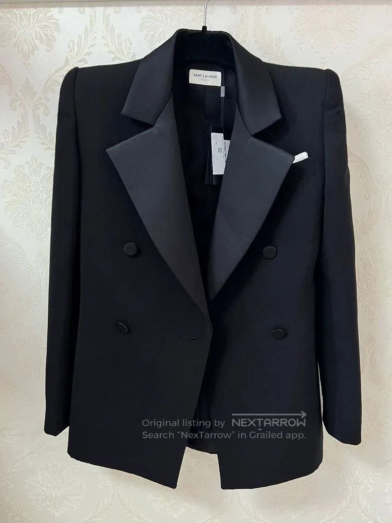 Saint Laurent Black Blazer New With Tags.