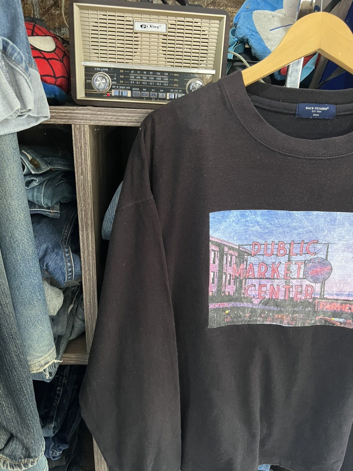 Japanese Brand 🔥Back Number Public Market Center Long Sleeve Size US L / EU 52-54 / 3 - 6 Thumbnail