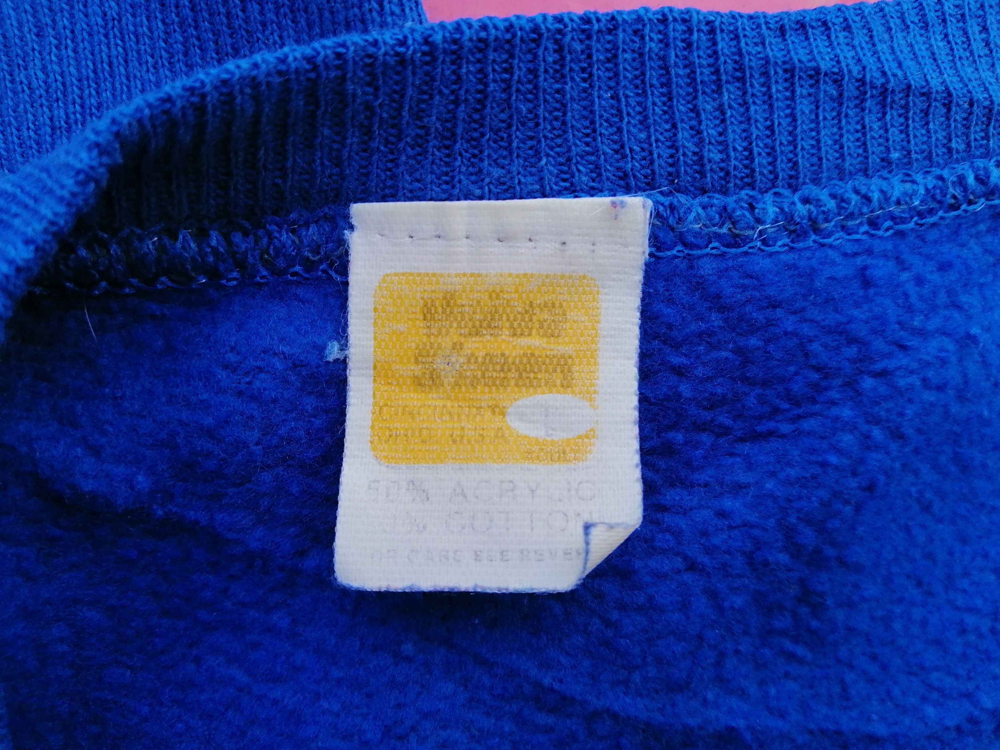 Velva Sheen 70s Rare Garfield South Dakota Vintage Sweater 22.5/25 Size US L / EU 52-54 / 3 - 6 Thumbnail