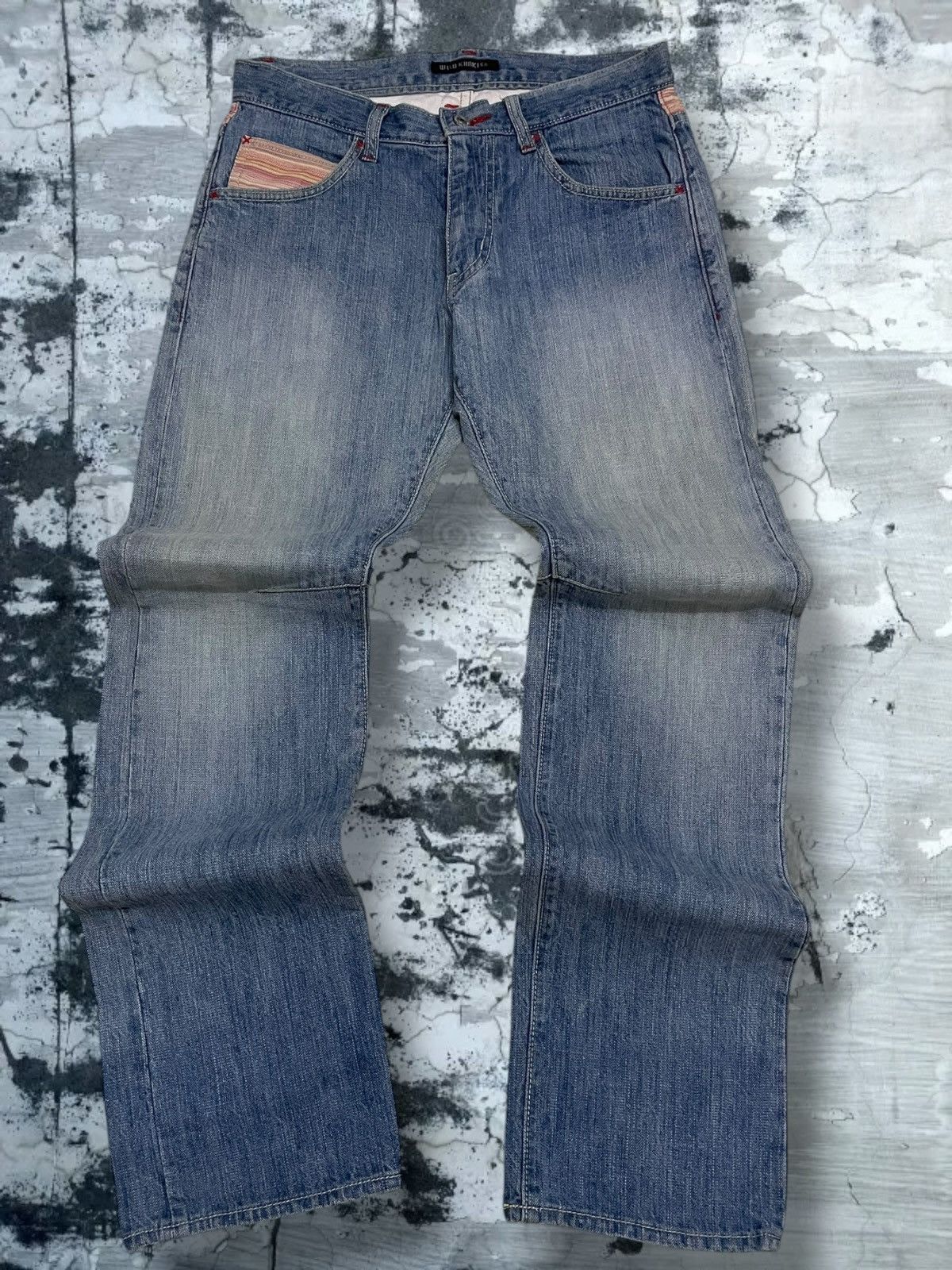 Japanese Brand Vintage 1990s Japan Designer Wild Khakis Engineered Denim Size US 30 / EU 46 - 1 Thumbnail