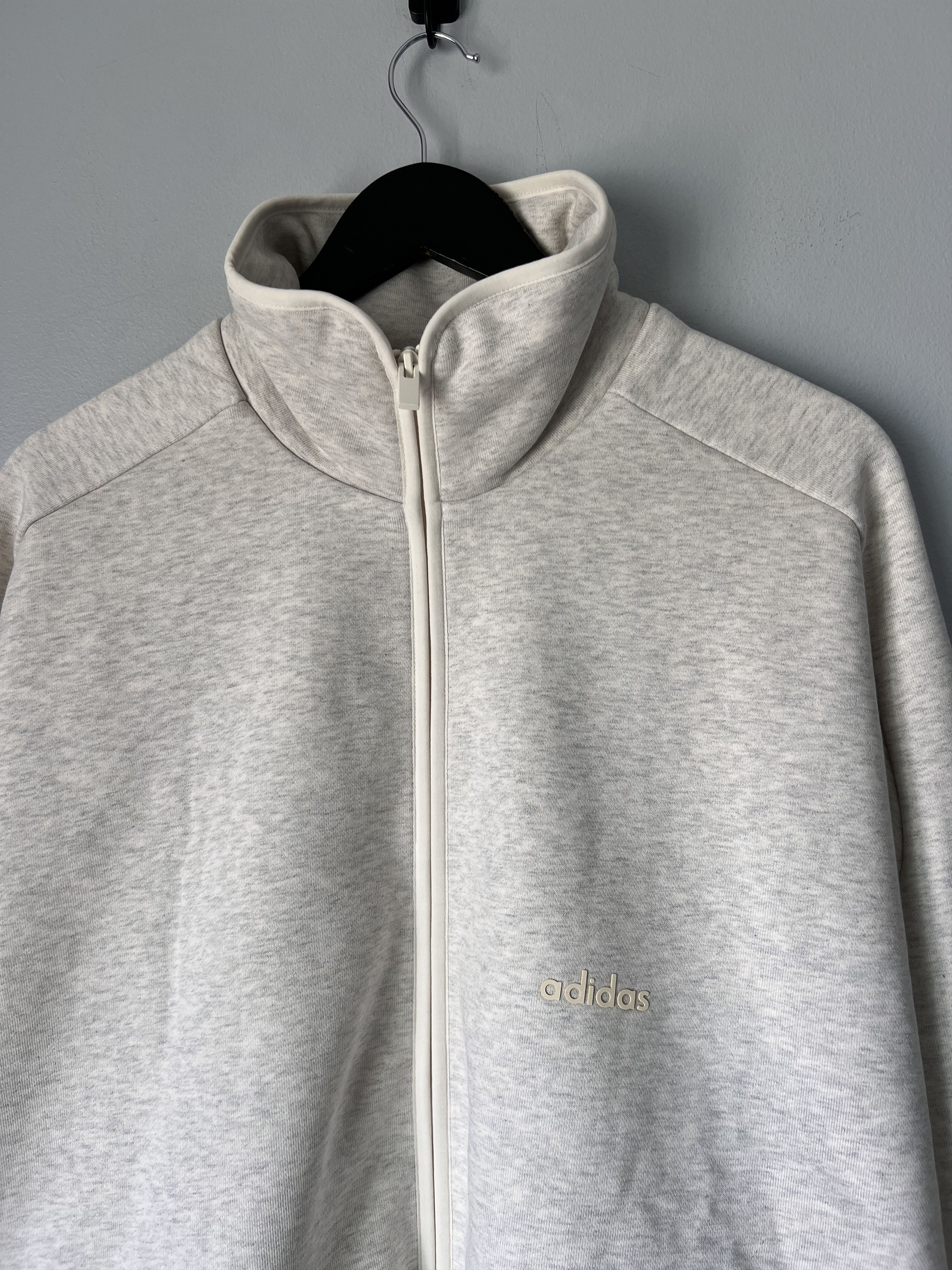 Adidas × Fear of God Adidas Fear of God Athletics Fleece Track Jacket in Oatmeal Size US L / EU 52-54 / 3 - 2 Thumbnail