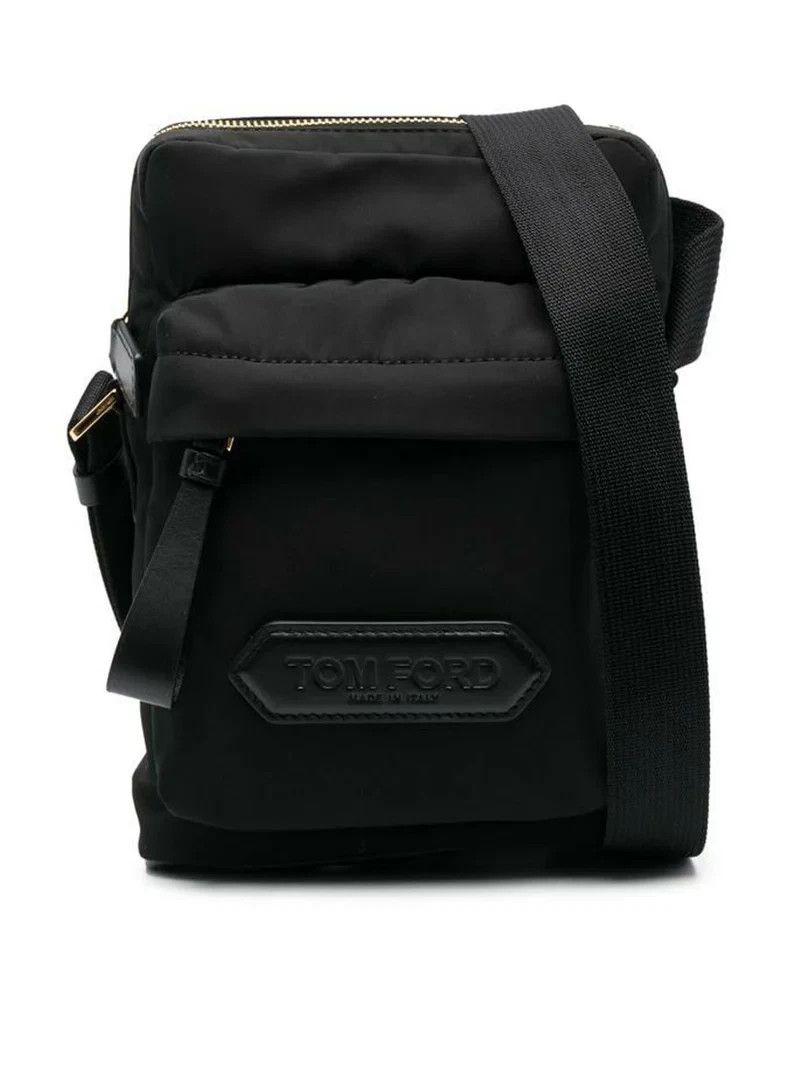 Tom Ford TOM FORD Black Polyester Mini Messenger Bag New & Authentic Size ONE SIZE - 1 Thumbnail