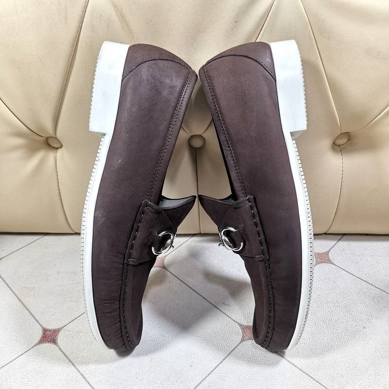 Gucci Gucci Horsebit Suede Slip-On Shoes for Men - Size US 7.5 / EU 40-41 - 4 Thumbnail