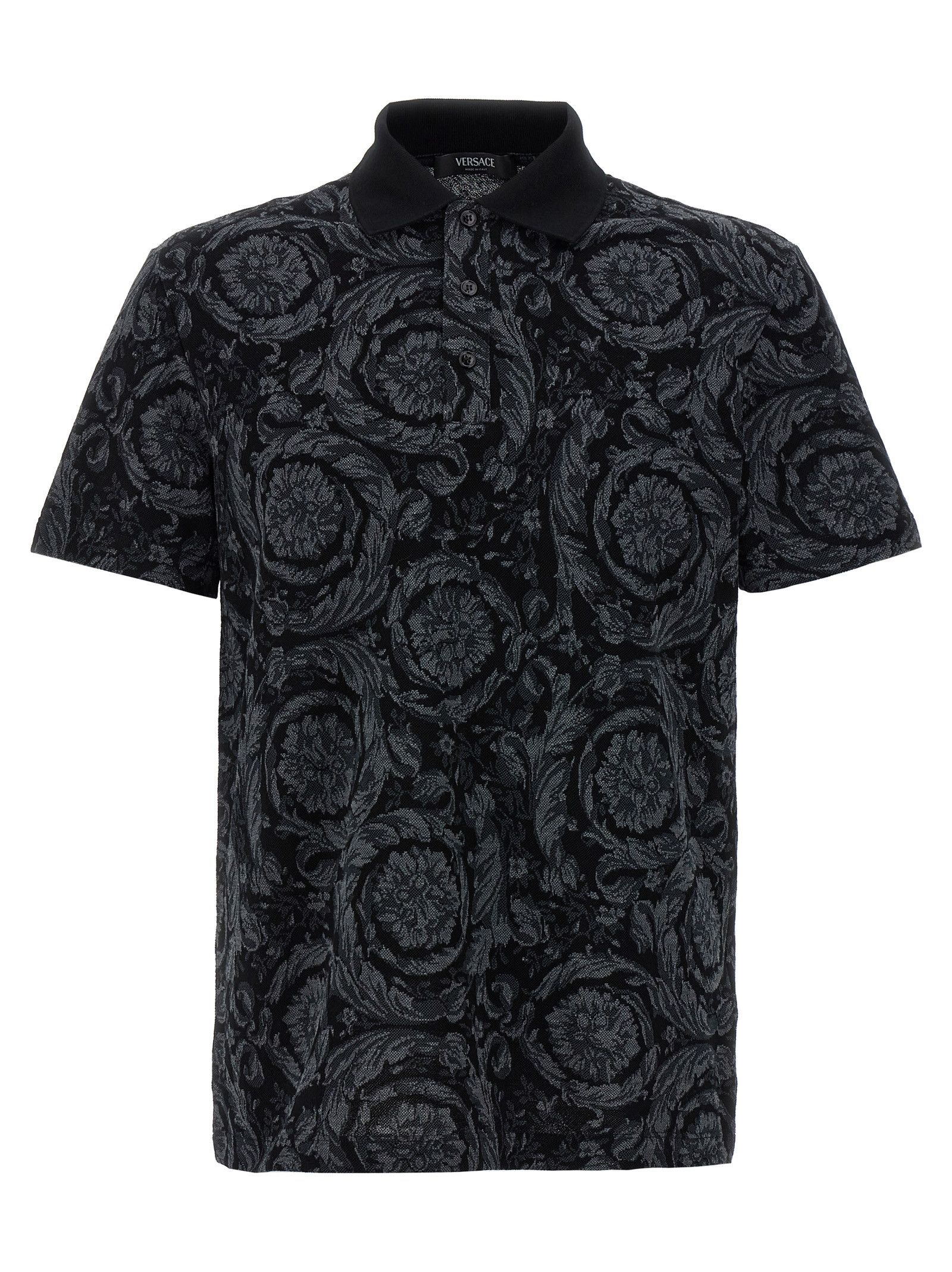 Versace Baroque Polo Shirt Size US M / EU 48-50 / 2 - 1 Thumbnail