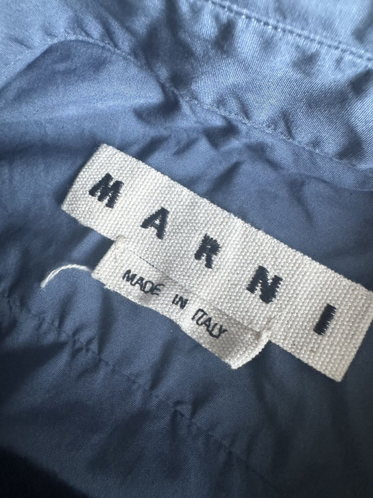Marni Marni White Line Blue Shortsleeve Shirt Size US M / EU 48-50 / 2 - 9 Thumbnail