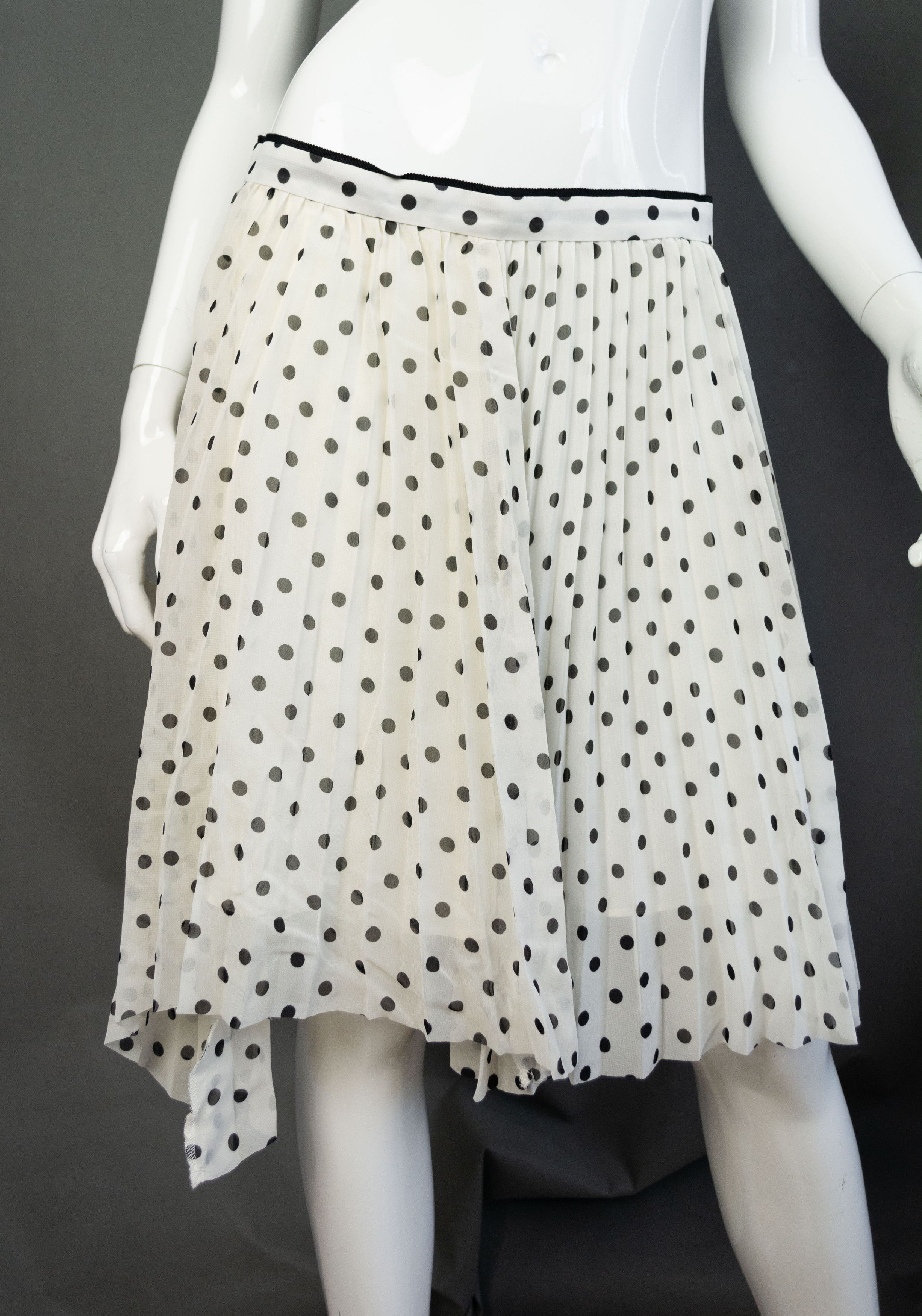 Allsaints ALLSAINTS WHITE SKIRT DOTS Size 30" / US 8 / IT 44 - 1 Thumbnail