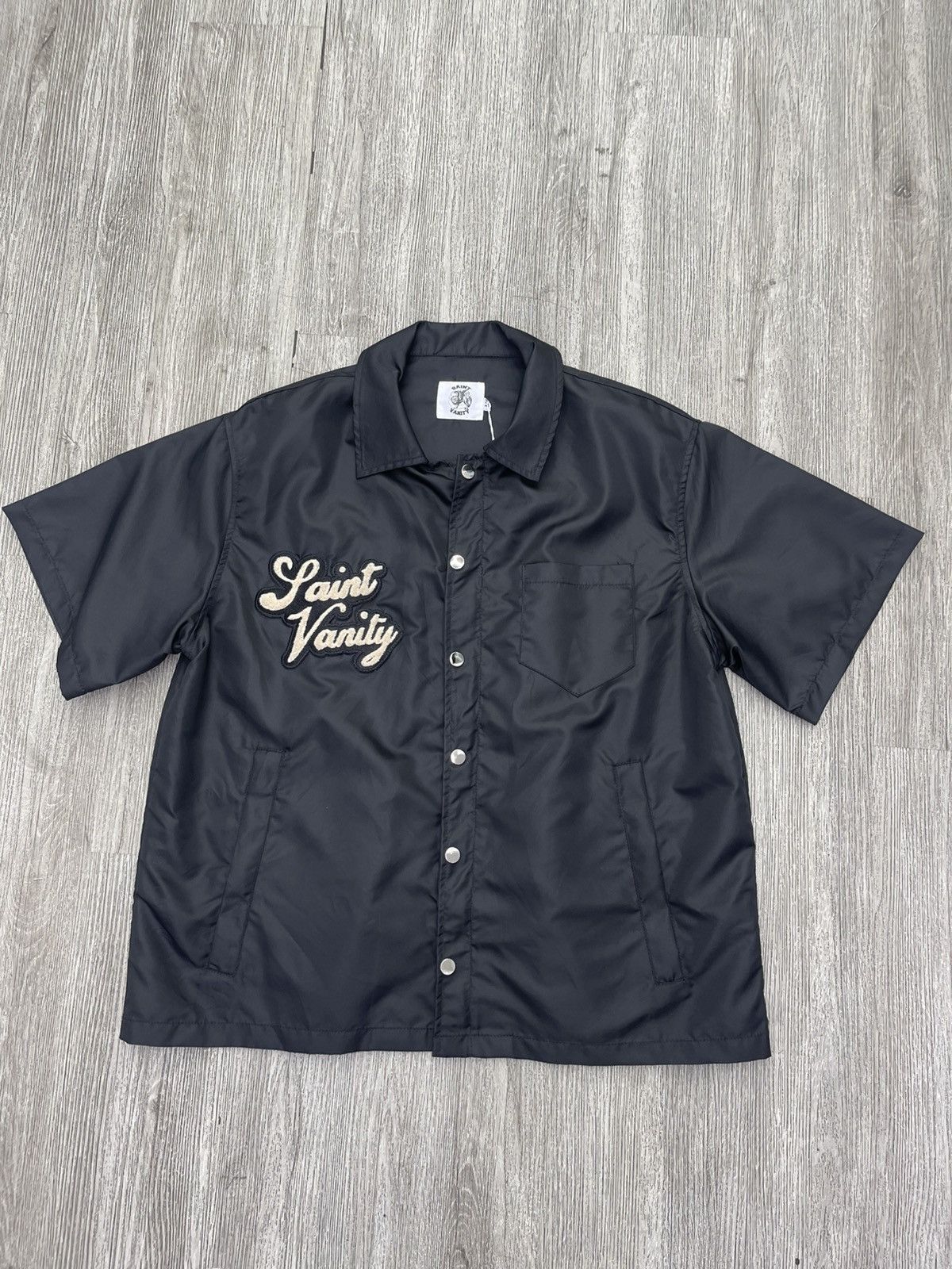 Saint Vanity Saint Vanity button up tee black Size US M / EU 48-50 / 2 - 1 Thumbnail