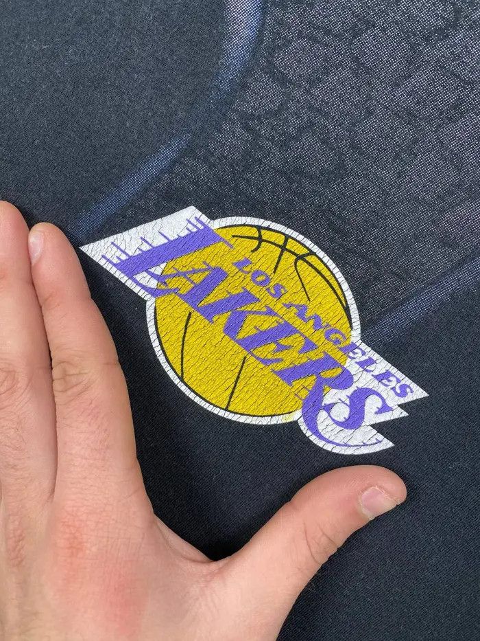 Nutmeg Nutmec Vintage Los Angeles Lakers NBA 1993 T-Shirt Size US L / EU 52-54 / 3 - 3 Thumbnail