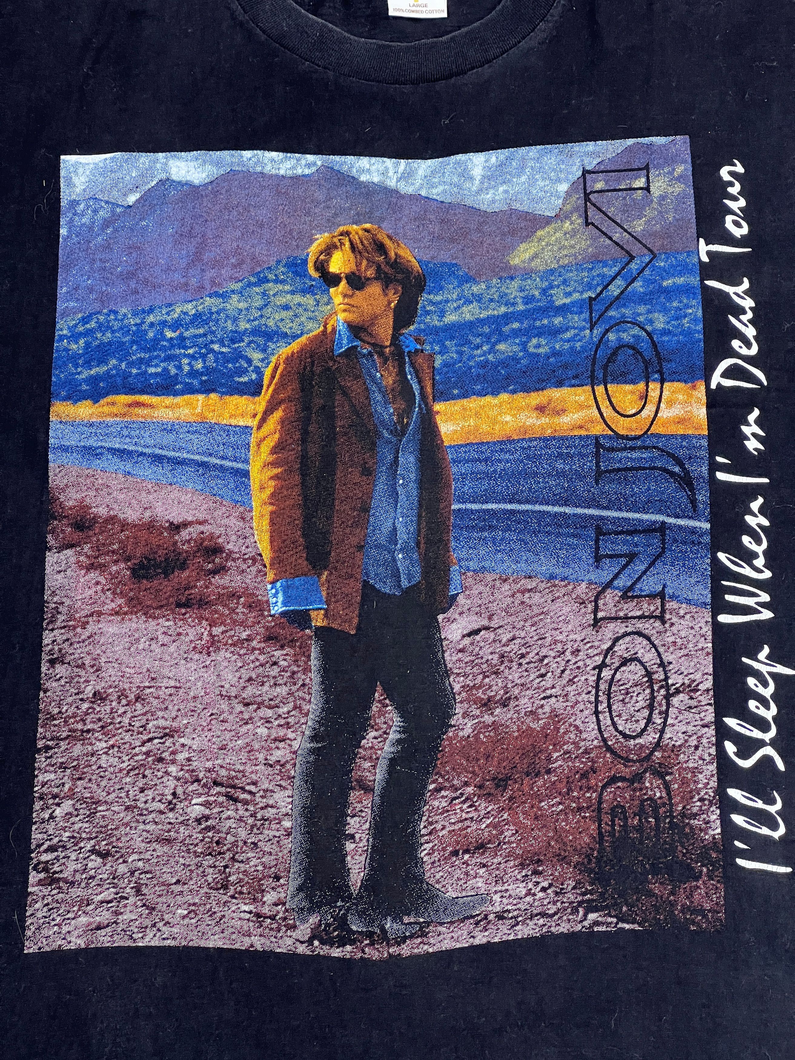 Band Tees × Bon Jovi × Vintage Bon Jovi T-Shirt 1993 I'll Sleep When I'm Dead Size US L / EU 52-54 / 3 - 6 Thumbnail