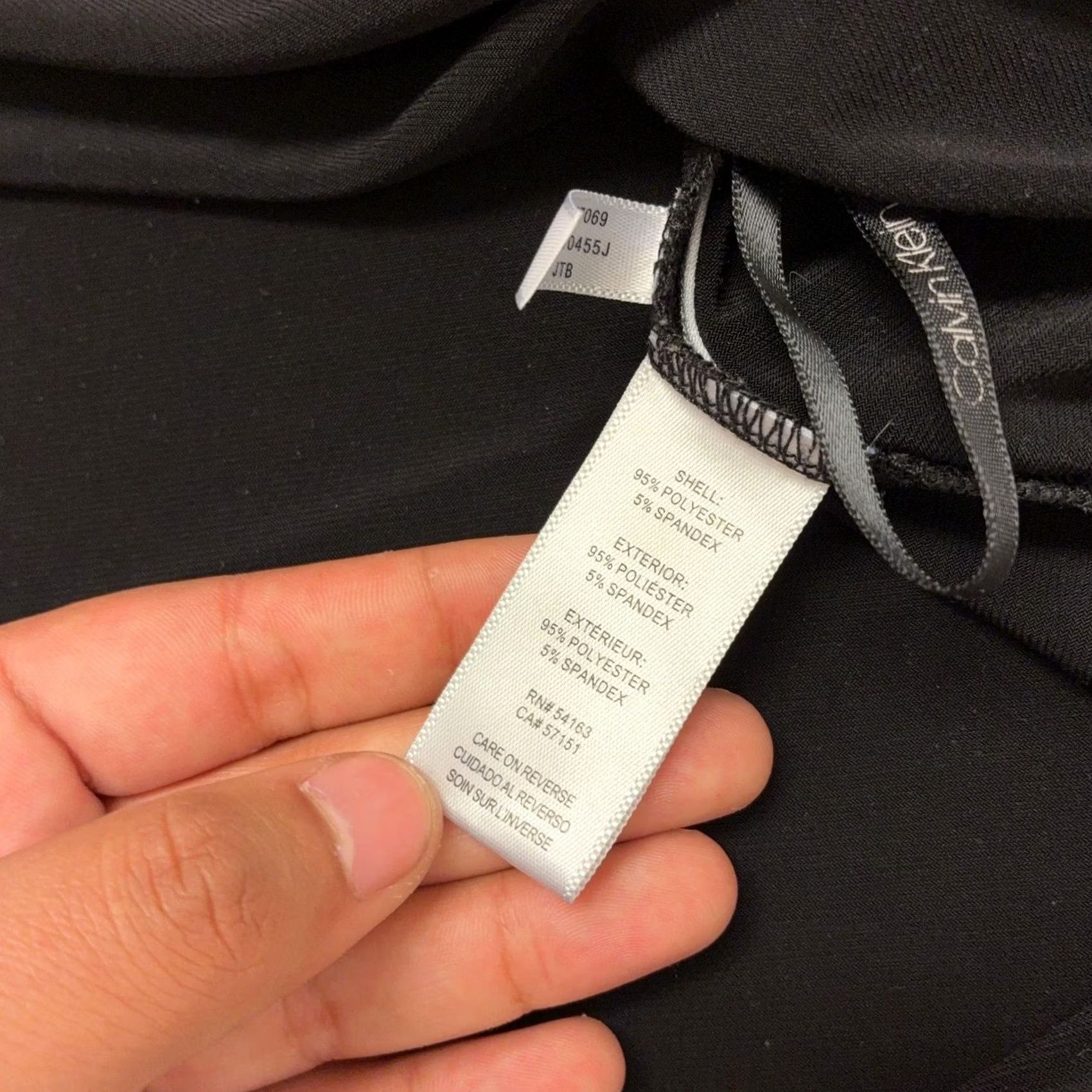 Calvin Klein Calvin Klein Tank Top Womens Small Black V Neck Zip Trim Sleeveless Stretch Size S / US 4 / IT 40 - 3 Thumbnail