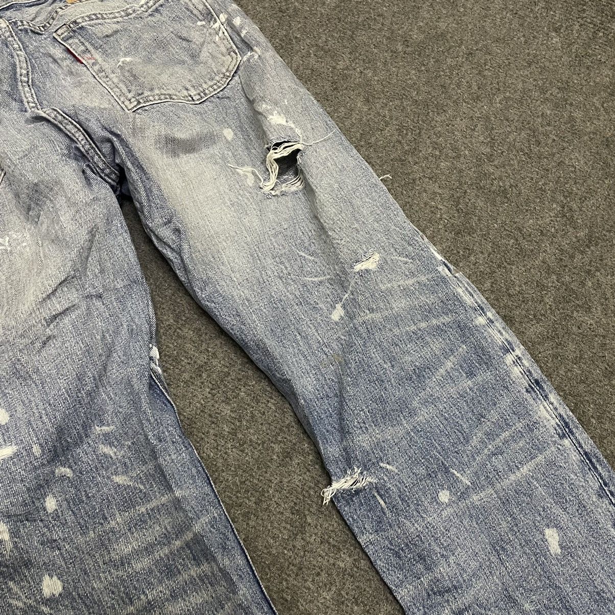Hysteric Glamour × If Six Was Nine × Japanese Brand Vintage RNA Selvedge Paint Splattered Distressed Jeans Size US 31 - 10 Thumbnail