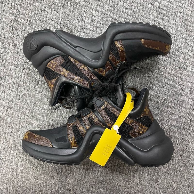 Louis Vuitton Louis Vuitton Archlight Sneakers for Women in Black -2508 Size US 6 / IT 36 - 4 Thumbnail