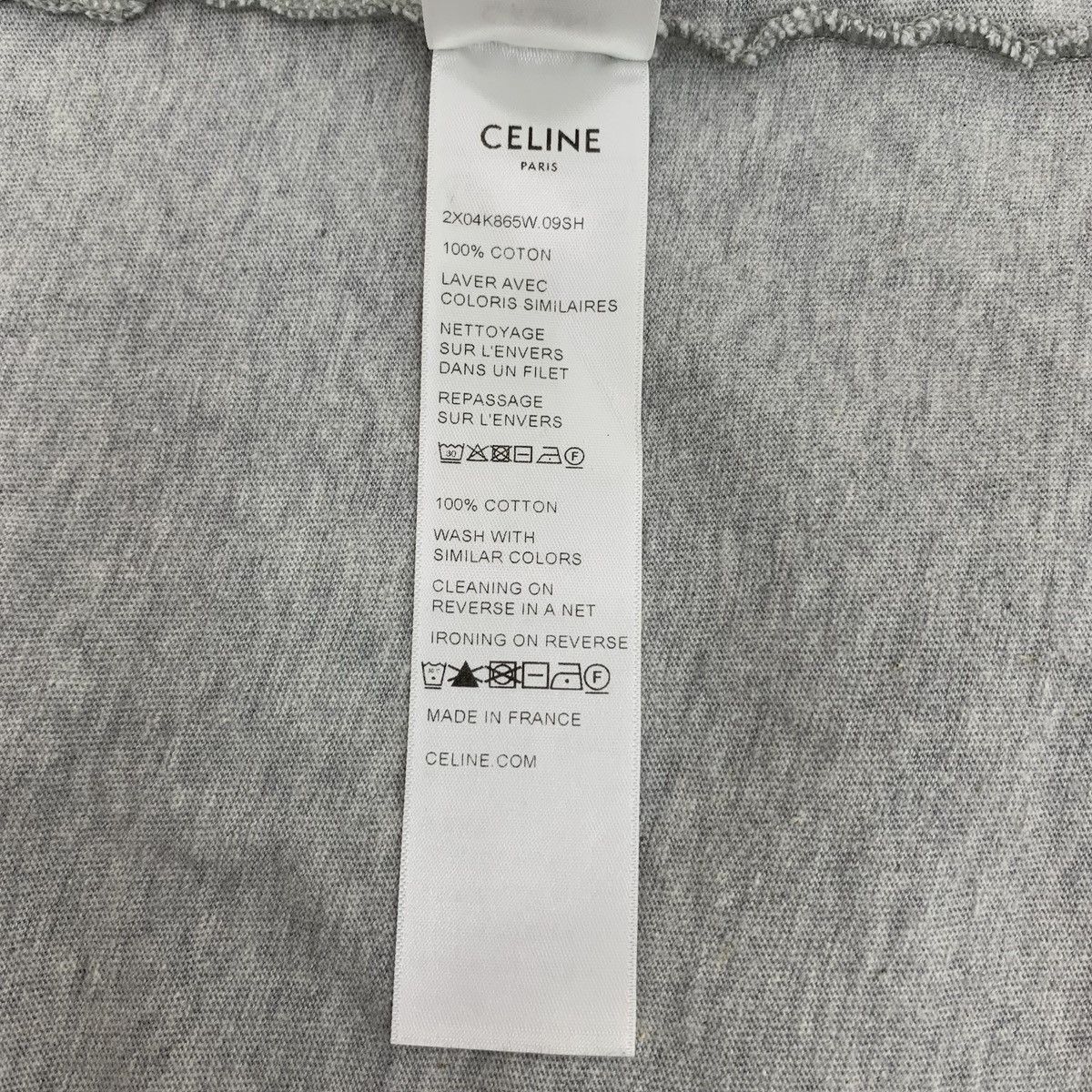 Celine Celine Color-blocked Letter Print Long Sleeve T-shirt K26WX Size S / US 4 / IT 40 - 7 Thumbnail