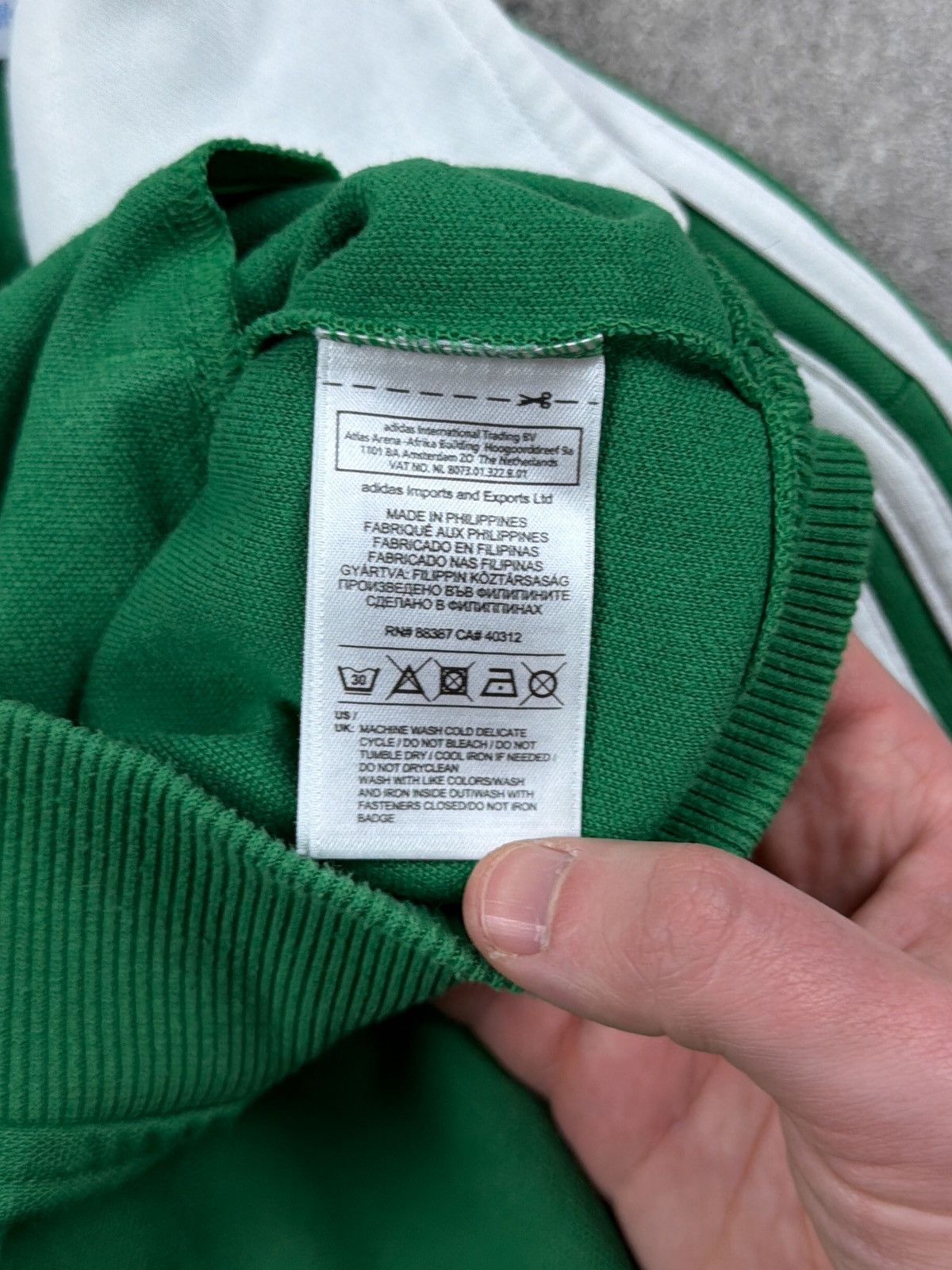 Adidas Adidas Deutschland vintage track top (with a zipper) Size US M / EU 48-50 / 2 - 5 Thumbnail