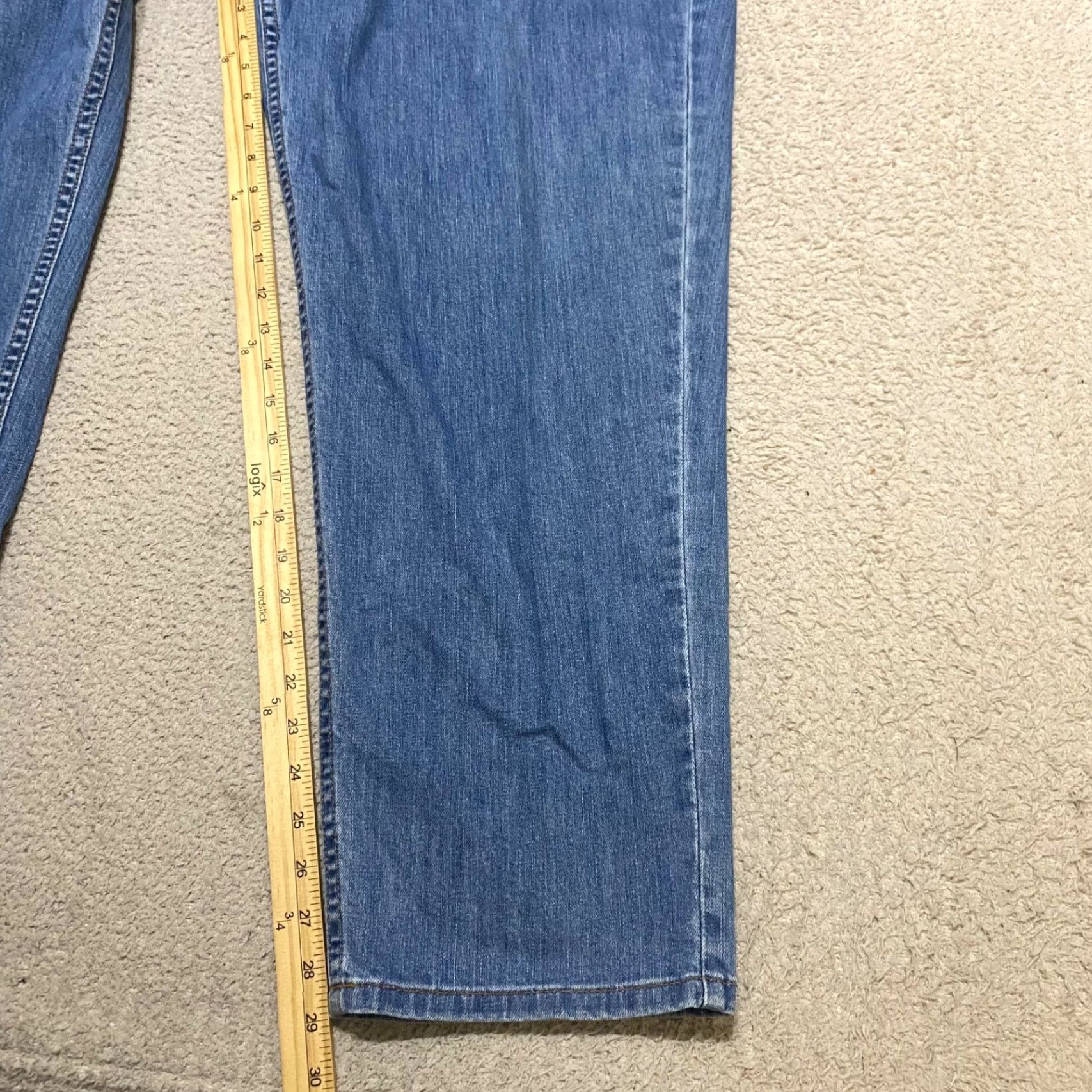 Vintage L.L. Beans Womens sz 18 Jeans Blue Denim Medium Wash Relaxed Straight High Rise Size 25" / US 0 / IT 36 - 5 Thumbnail