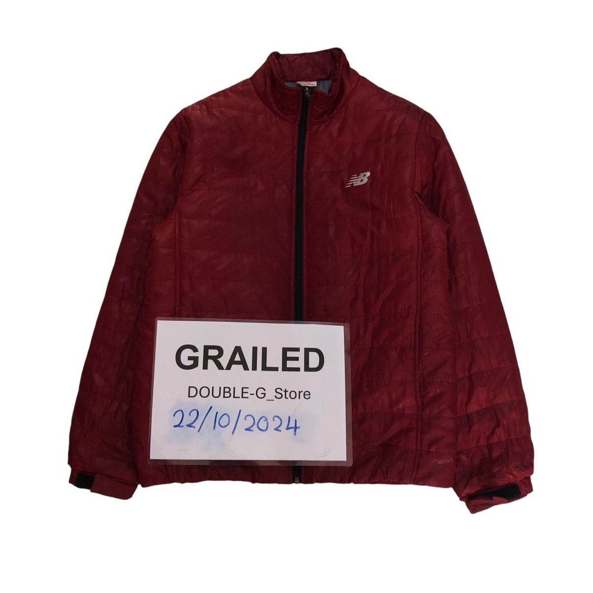 Japanese Brand 📌Vintage Light Puffer Jacket Biker New Balance Size US L / EU 52-54 / 3 - 1 Thumbnail