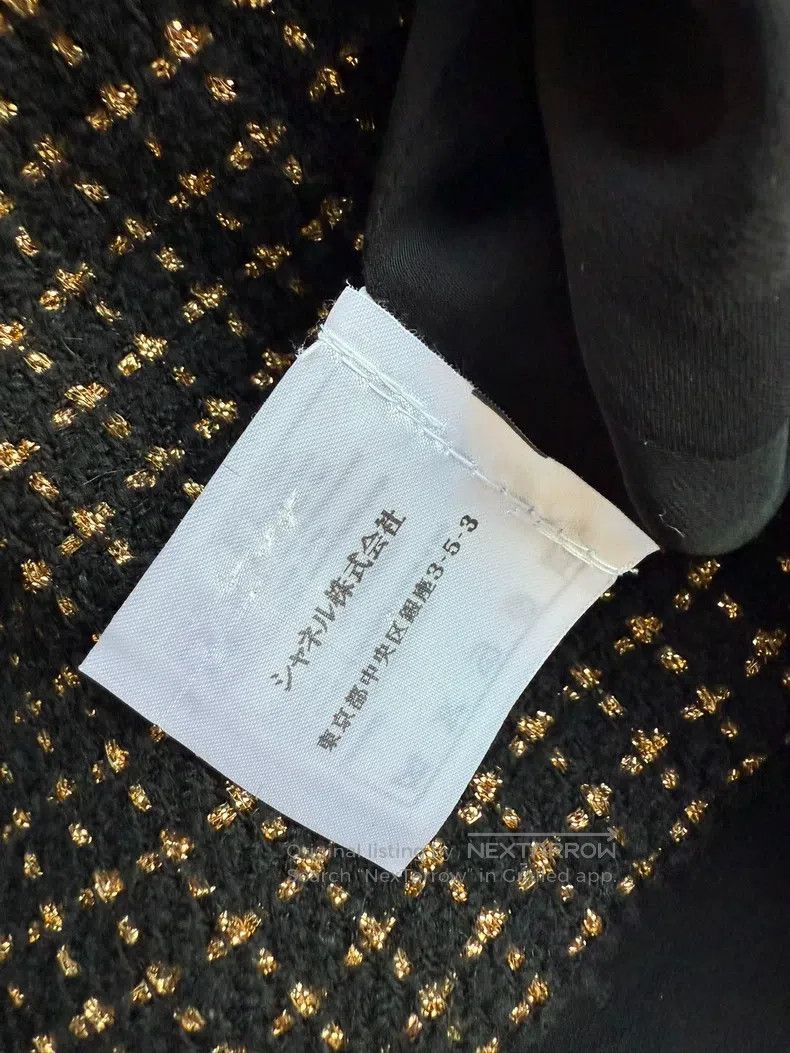 Chanel Chanel Black and gold lantern sleeve jacket Size XS / US 0-2 / IT 36-38 - 5 Thumbnail