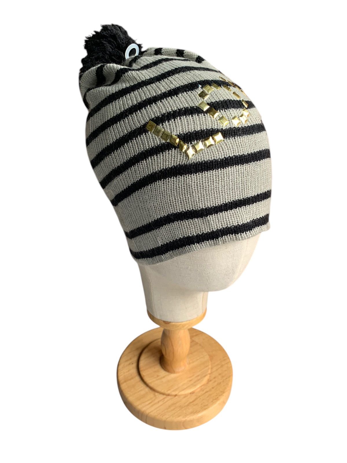 Japanese Brand × Kapital × Vintage LOVE TOXIC STRIPE WINTER SESSIONS LONG BEANIE HATS Size ONE SIZE - 4 Thumbnail