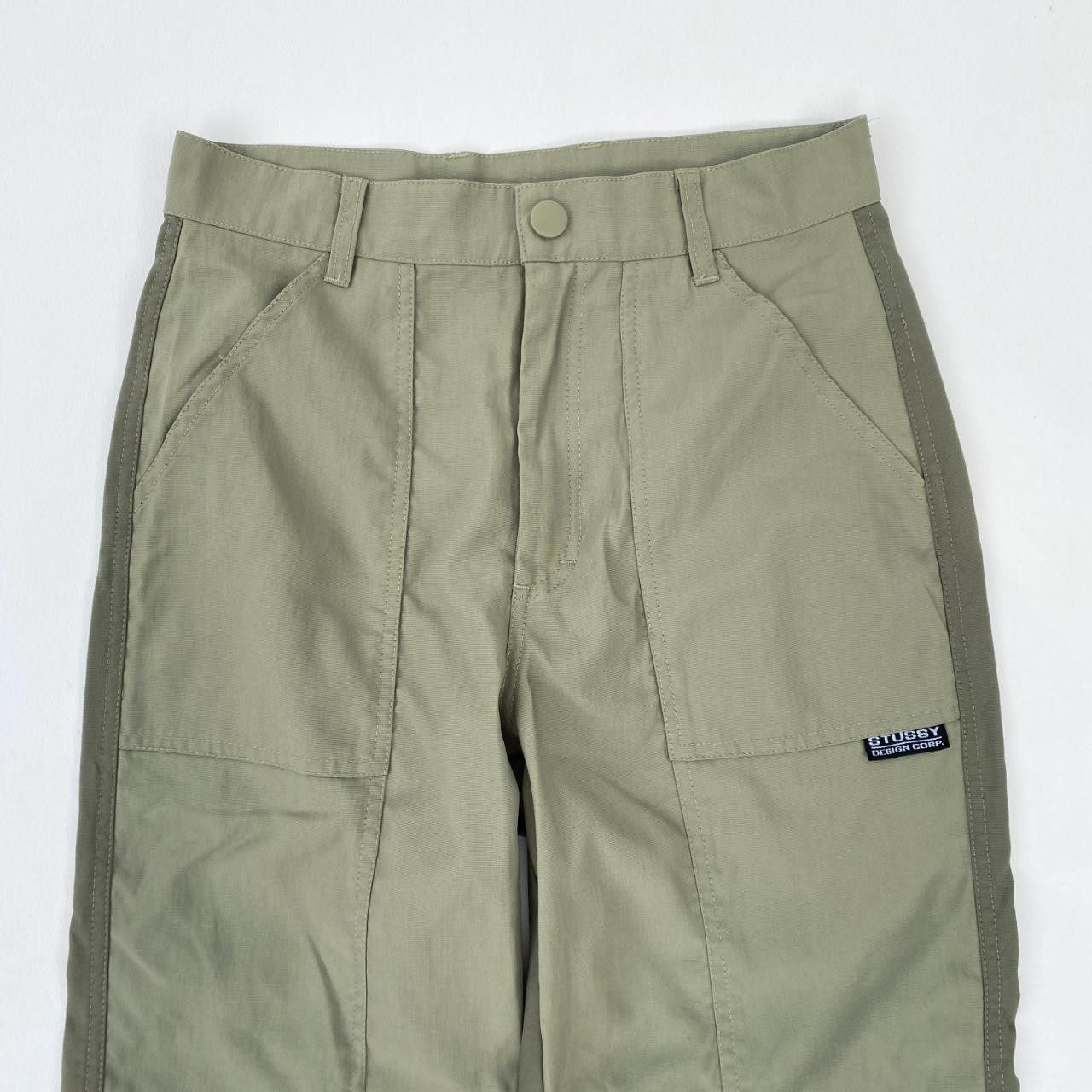 Stussy Vintage STUSSY Cargo Two-Tone Pants Size 24" / US 00 / IT 34 - 5 Thumbnail