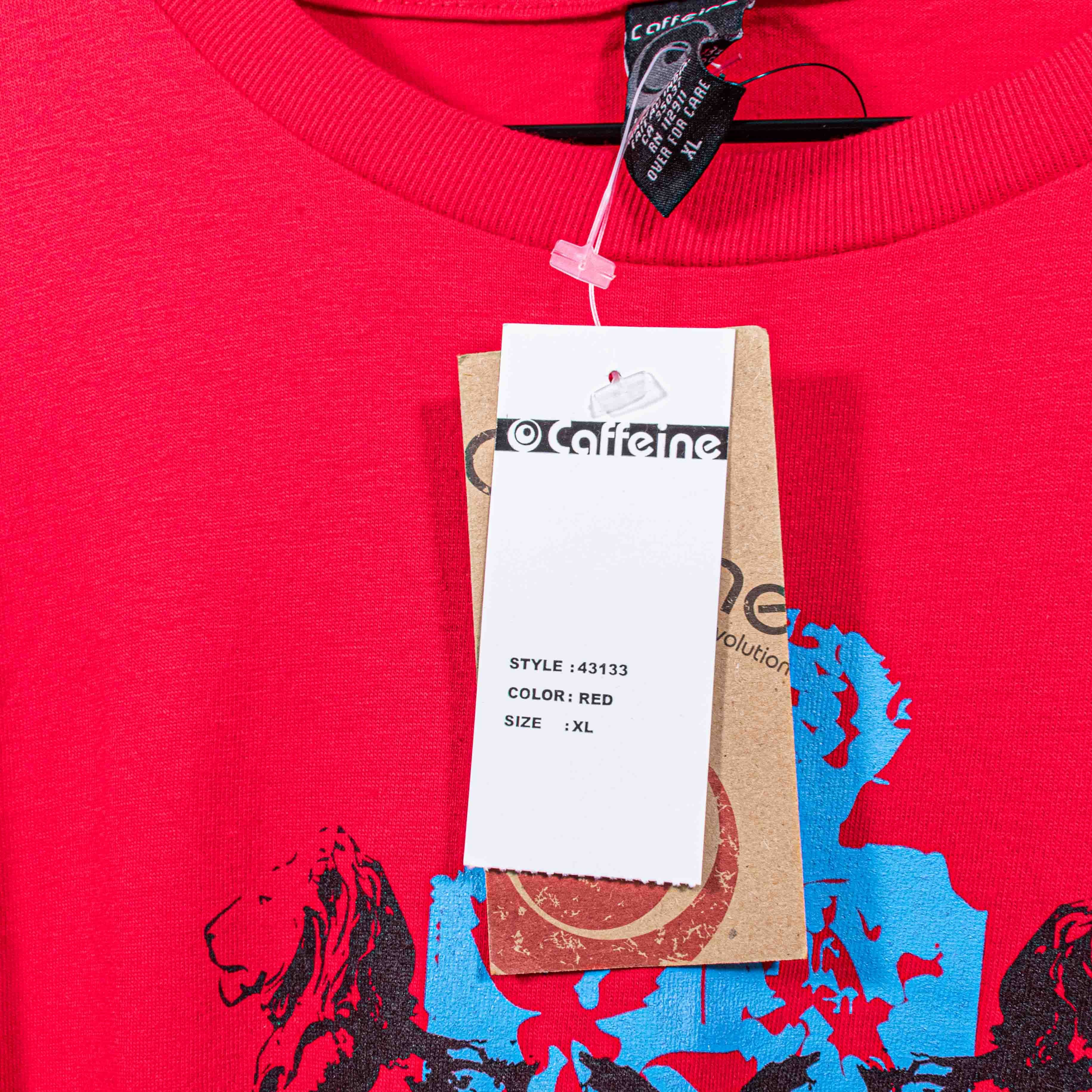Vintage Caffeine Culture Rave Techno T-Shirt XL Y2K Skate EDM Size US XL / EU 56 / 4 - 6 Thumbnail