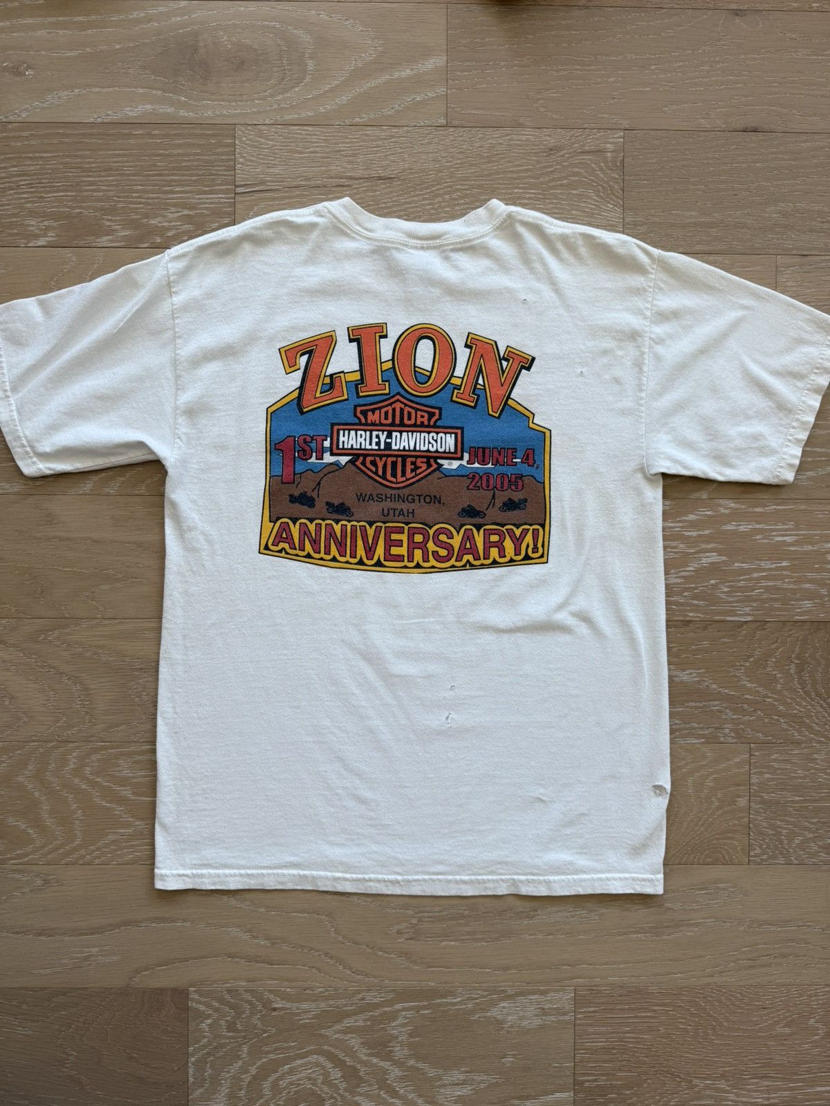Harley Davidson Vintage ‘05 Zion Utah Harley Shirt Size US M / EU 48-50 / 2 - 9 Thumbnail