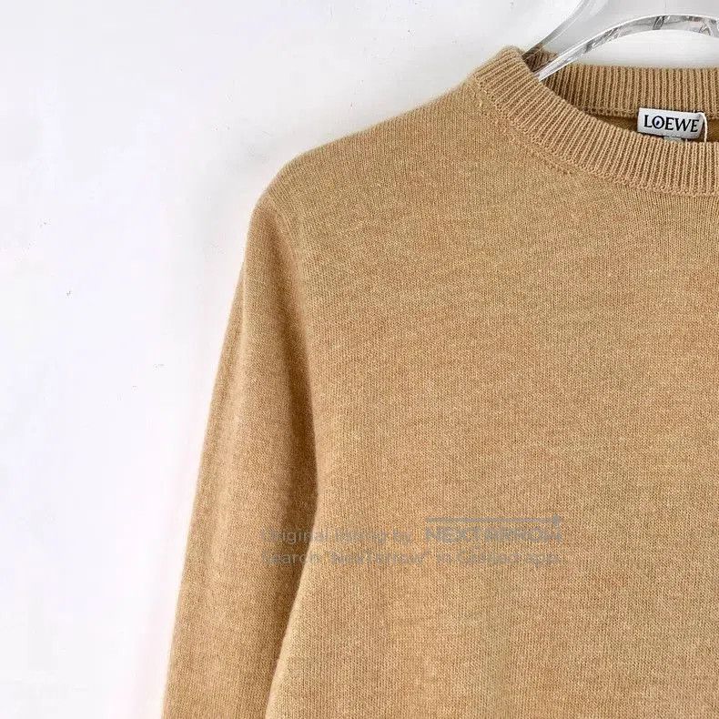 Loewe Loewe Brown Logo Embroidered Backless Sweater. Size US S / EU 44-46 / 1 - 3 Thumbnail