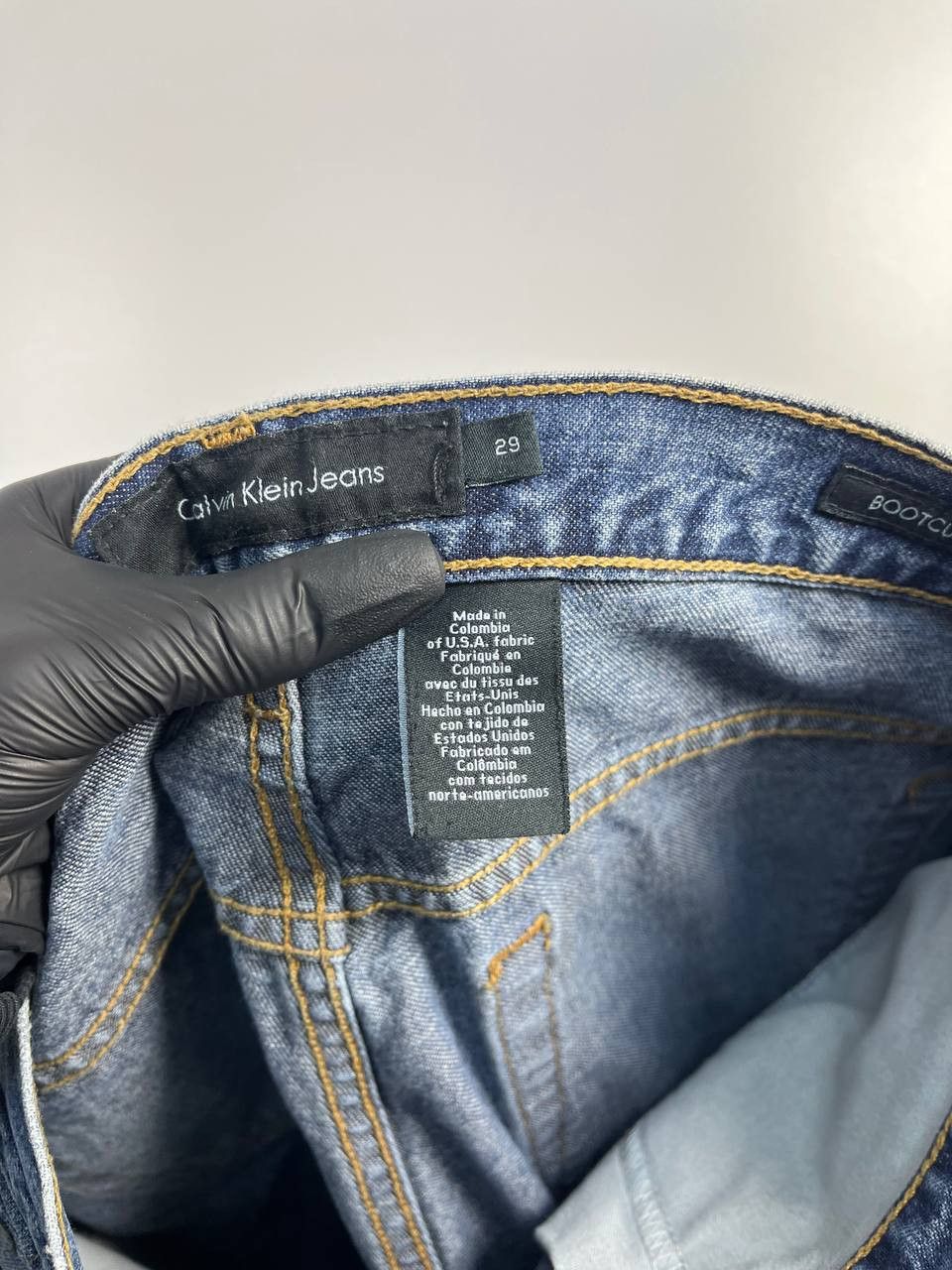 Calvin Klein Calvin Klein Jeans Bootcut Denim Authentic Pants Woman Sz 29 Size 29" - 3 Thumbnail