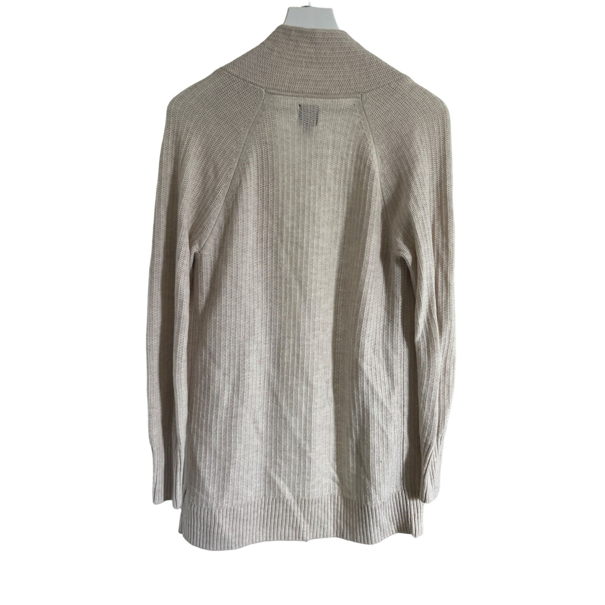 Gap Gap Oatmeal Open Front Soft Knit Cardigan Sweater Size XS / US 0-2 / IT 36-38 - 4 Thumbnail