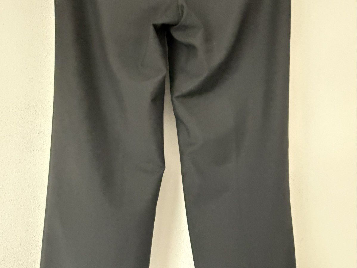 Hermes Black Wool-Mohair Trousers with Crocodile Waist Detail Size US 34 / EU 50 - 8 Thumbnail