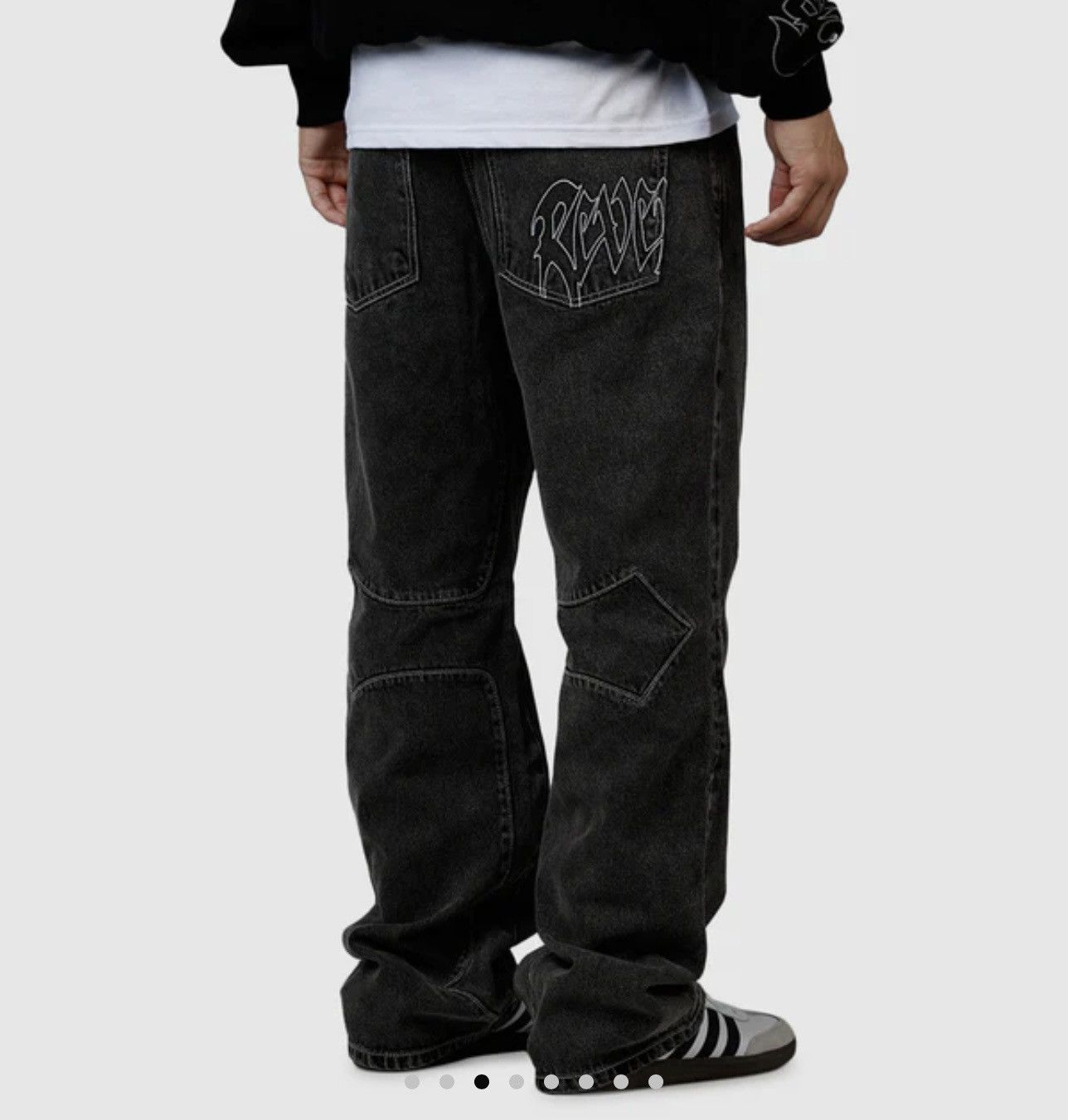 Revenge Revenge Cross Denim Black - 32 Size US 32 / EU 48 - 5 Thumbnail