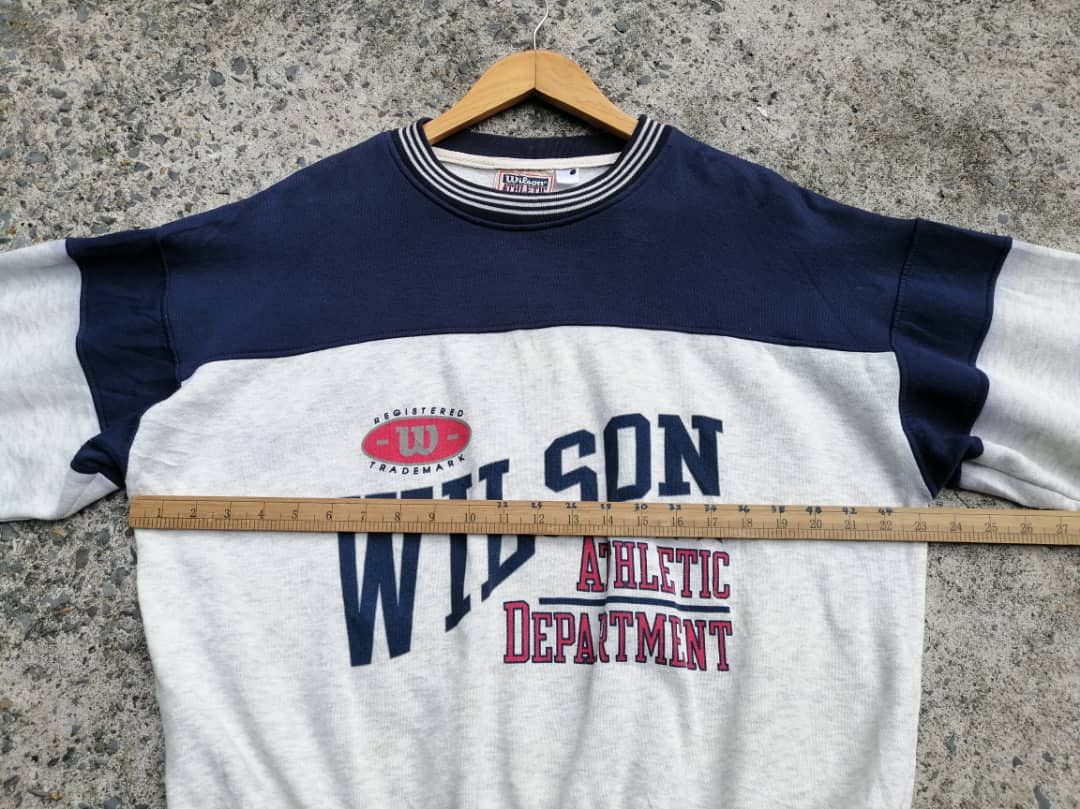 Vintage Vintage Wilson Athletics Sweatshirt Size US L / EU 52-54 / 3 - 2 Thumbnail