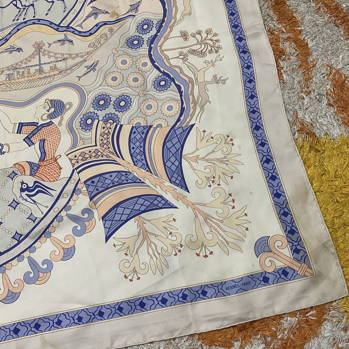 Hermes ☀️Hermes Les Printemps de Thera silk scarf by J.Abadie Size ONE SIZE - 9 Thumbnail