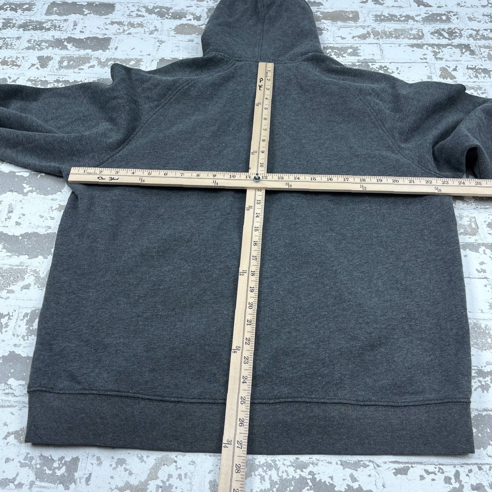 Nike VINTAGE Nike Hoodie Men XL Gray Yellow Sweatshirt Y2K 2000s Silver Tag Size US XL / EU 56 / 4 - 7 Thumbnail