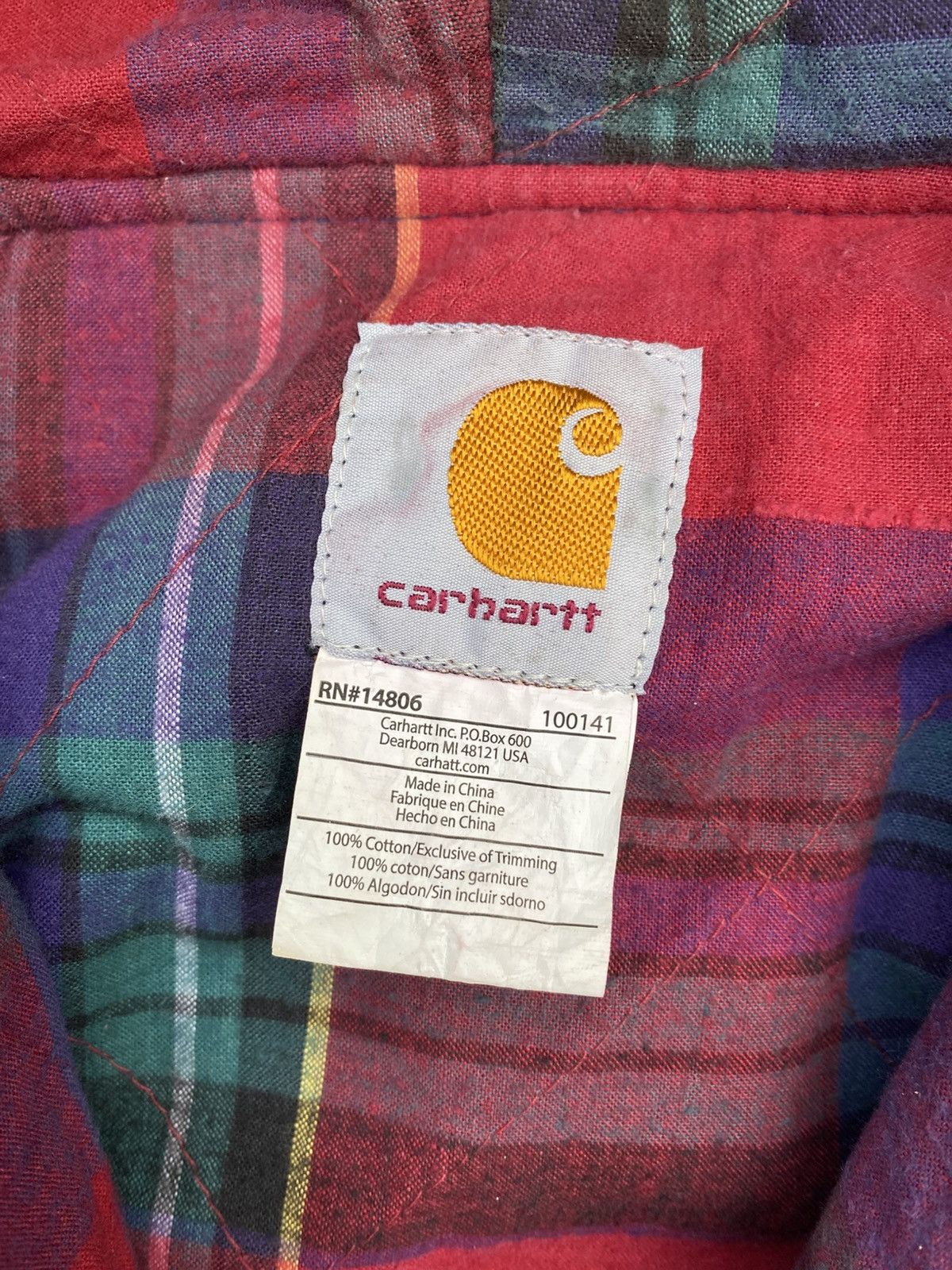 Carhartt Carhartt heavy raincoat jacket vintage Size US XL / EU 56 / 4 - 6 Thumbnail