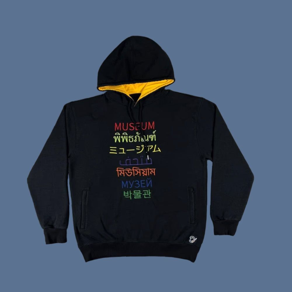 Logo 7 VINTAGE The Museum DC Embroidered Logo Black Hoodie Men's 2XL Cold? Size US XXL / EU 58 / 5 - 1 Thumbnail