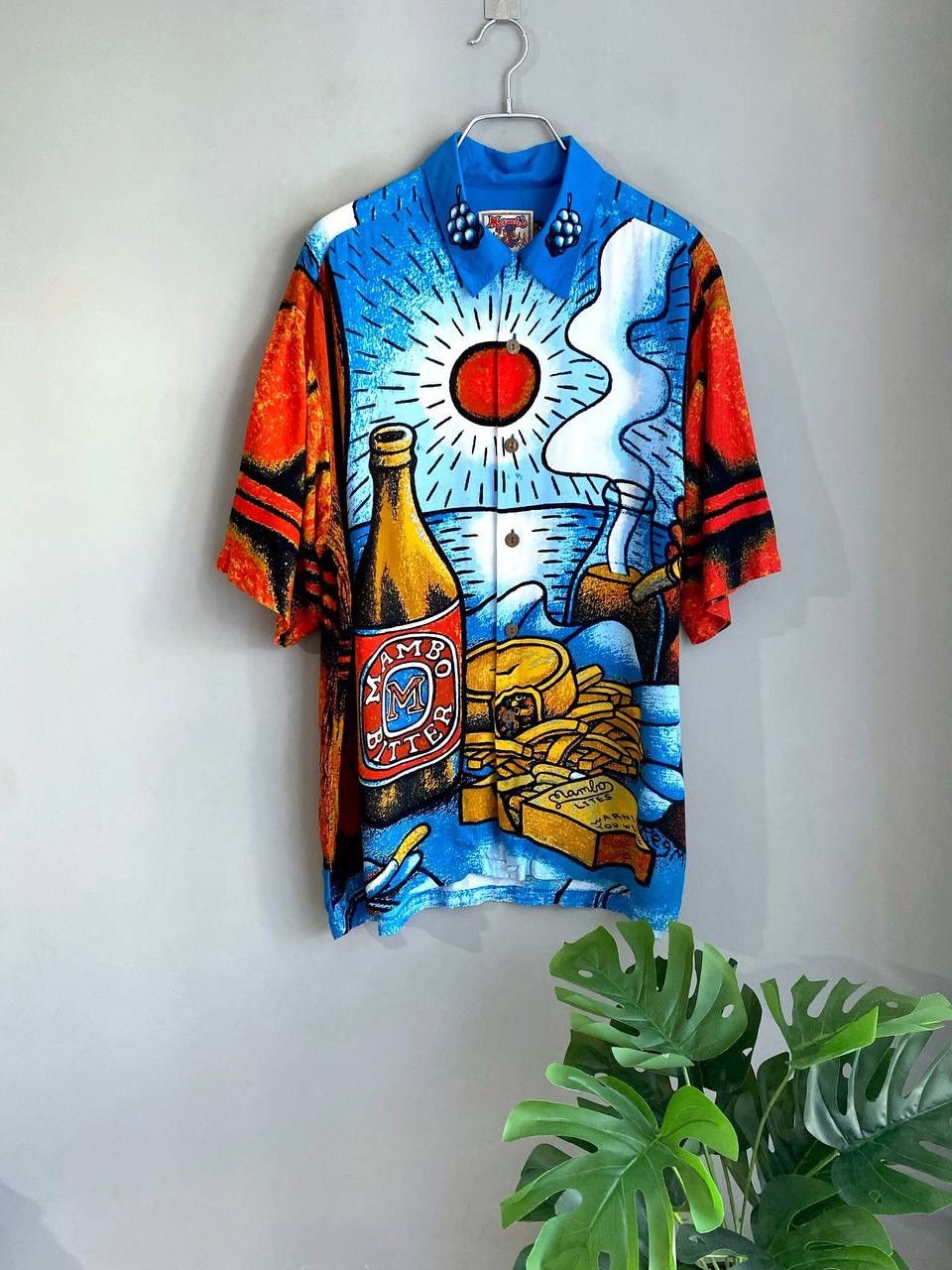 Mambo Vintage Mambo Loud Shirt 90s Reg Mombasa Mambo Bitter, L-XL