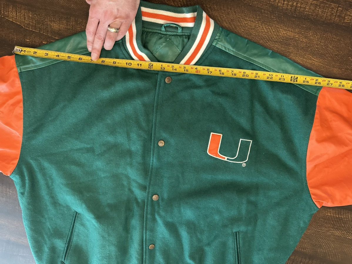 Steve And Barrys Vintage Steve & Barrys Miami Hurricanes Varsity Jacket-XXL Size US XXL / EU 58 / 5 - 12 Thumbnail