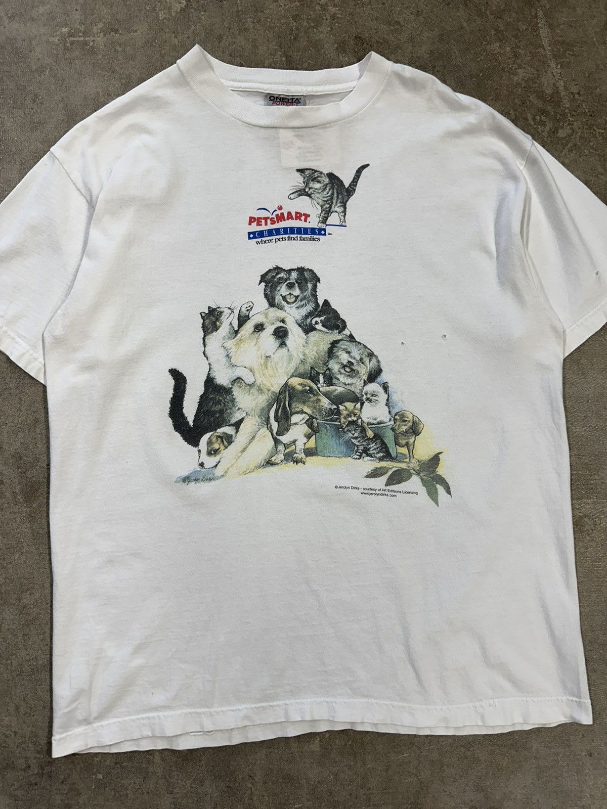 Vintage Vintage 90s PetSmart T-Shirt Size US L / EU 52-54 / 3 - 3 Thumbnail