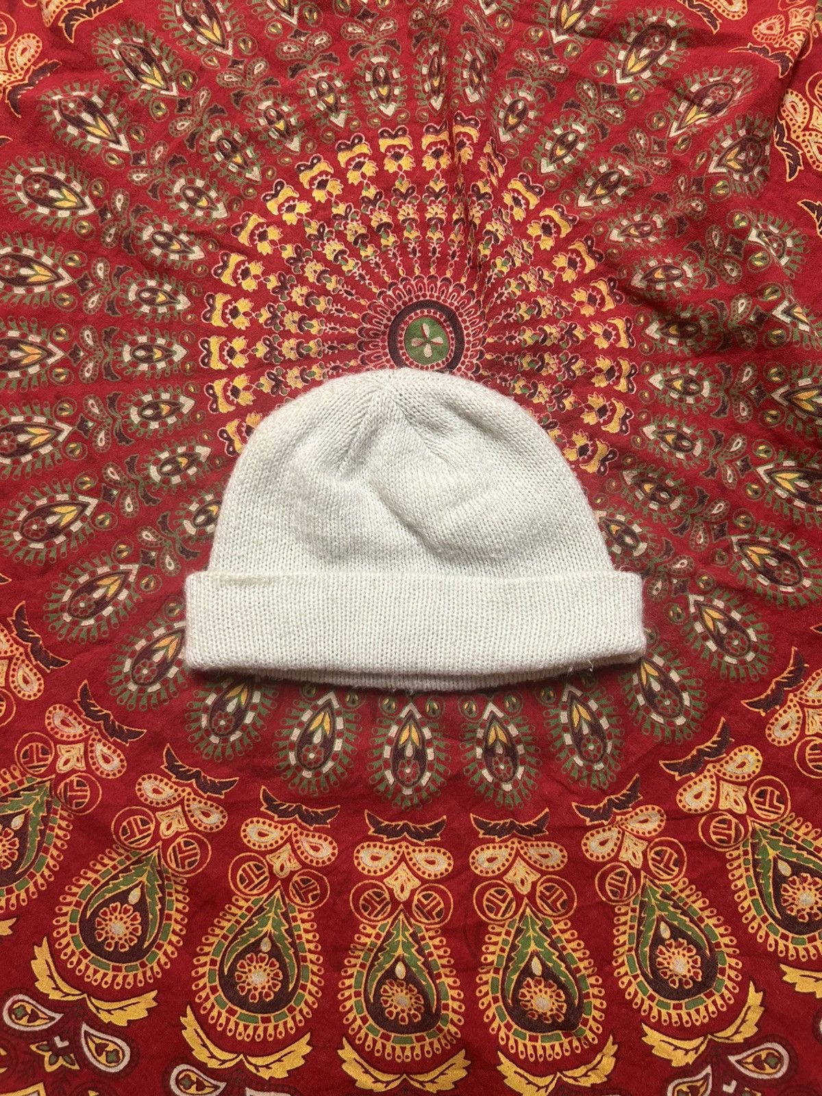 Other White knit soft ribbed beanie Size ONE SIZE - 1 Thumbnail