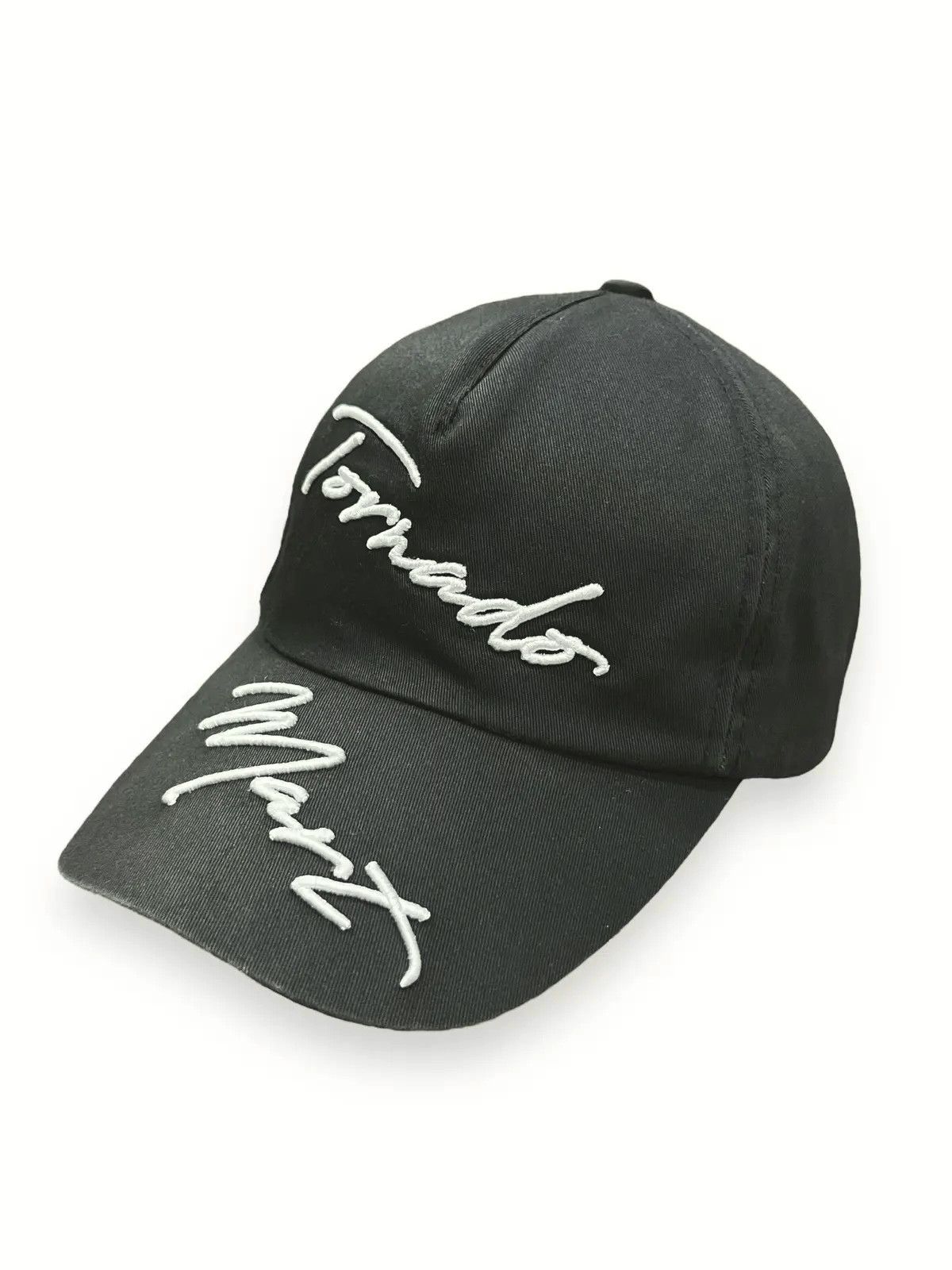 Tornado Mart VERYRARE🔥90’s TORNADO MART Bold Embroidery Spellout Dad Hat Size ONE SIZE - 1 Thumbnail