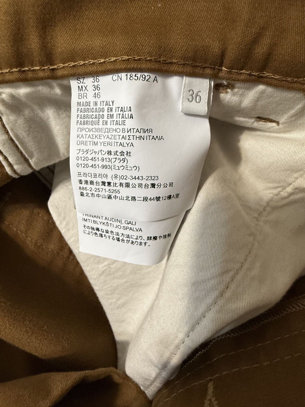 Prada Prada Moleskin Double Knee Work Pants Size US 36 / EU 52 - 9 Thumbnail
